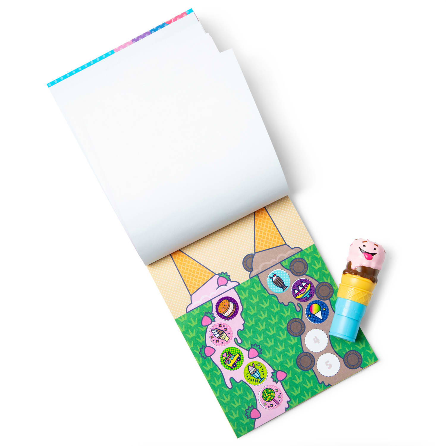Melissa & Doug Sticker WOW! Activity Pad Set, Ice Cream, 300 Stickers Per Set, 2 Sets - Image 5