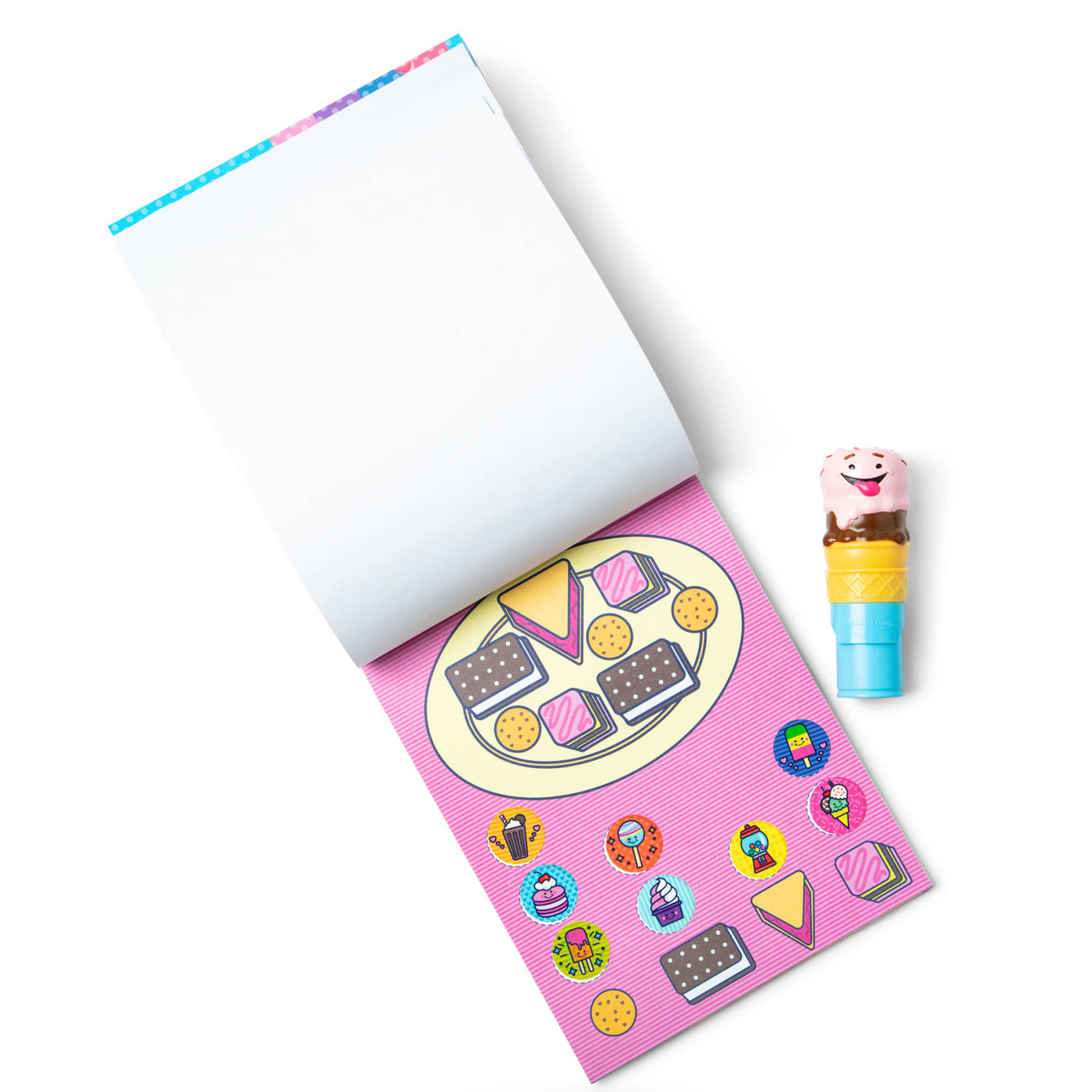 Melissa & Doug Sticker WOW! Activity Pad Set, Ice Cream, 300 Stickers Per Set, 2 Sets - Image 6
