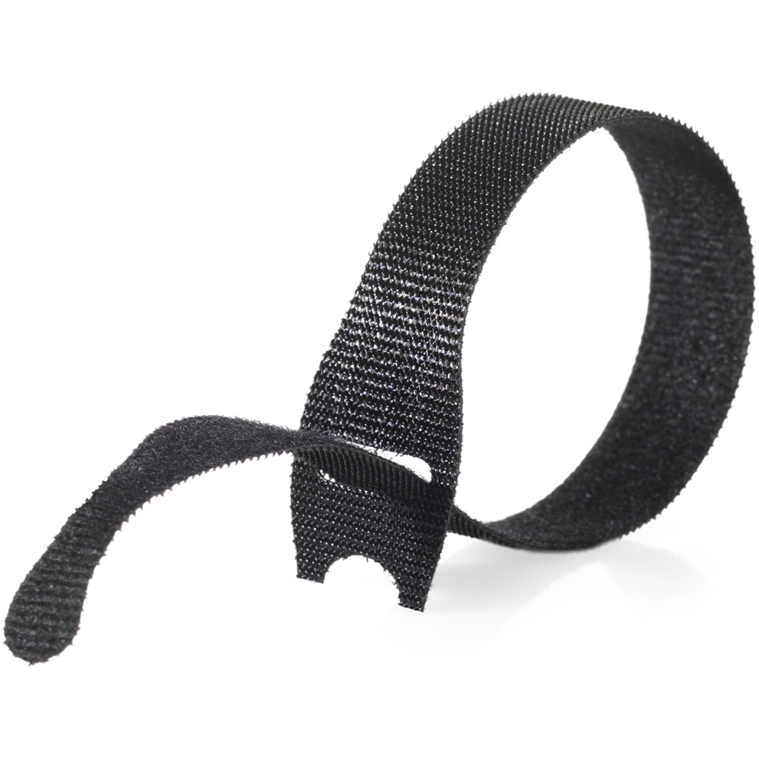 VELCRO Brand Reusable Ties, 8in, Black/Gray, Pack Of 50 - Image 4