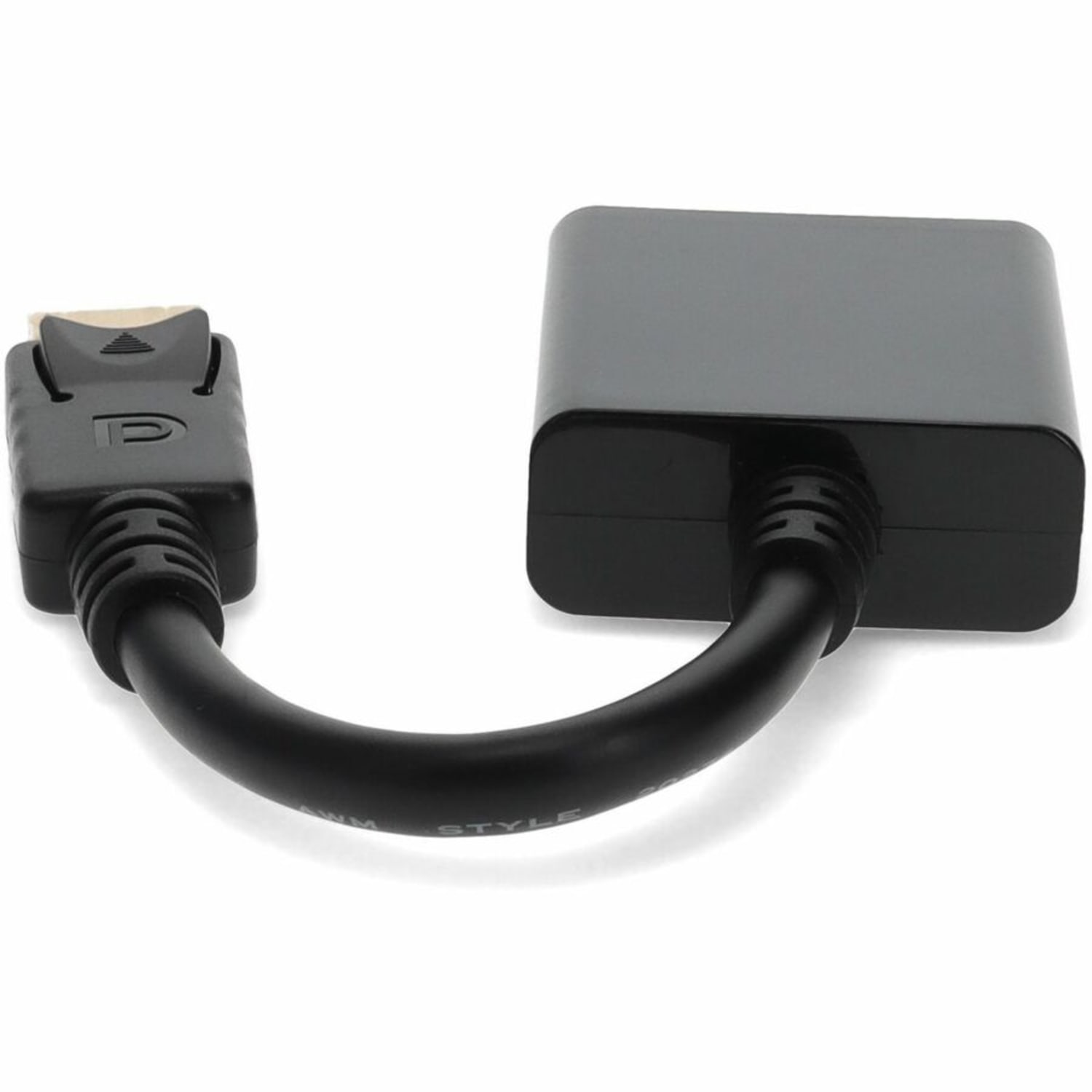 AddOn 10ft DisplayPort to DVI-D Adapter Cable - DisplayPort adapter - DisplayPort (M) to DVI-I (F) - 7.9 in - black (pack of 5) - Image 5