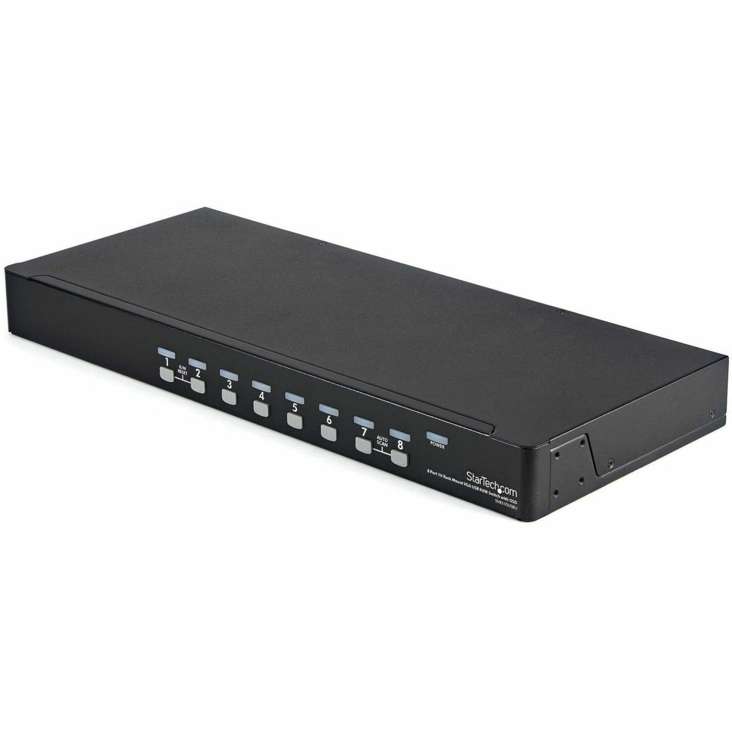 StarTech.com 8 Port 1U Rackmount USB KVM Switch Kit with OSD and Cables - Image 5