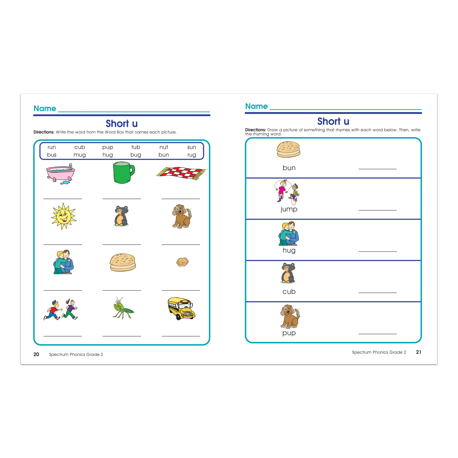Carson-Dellosa Spectrum Phonics Workbook, Grade 2 - Image 3