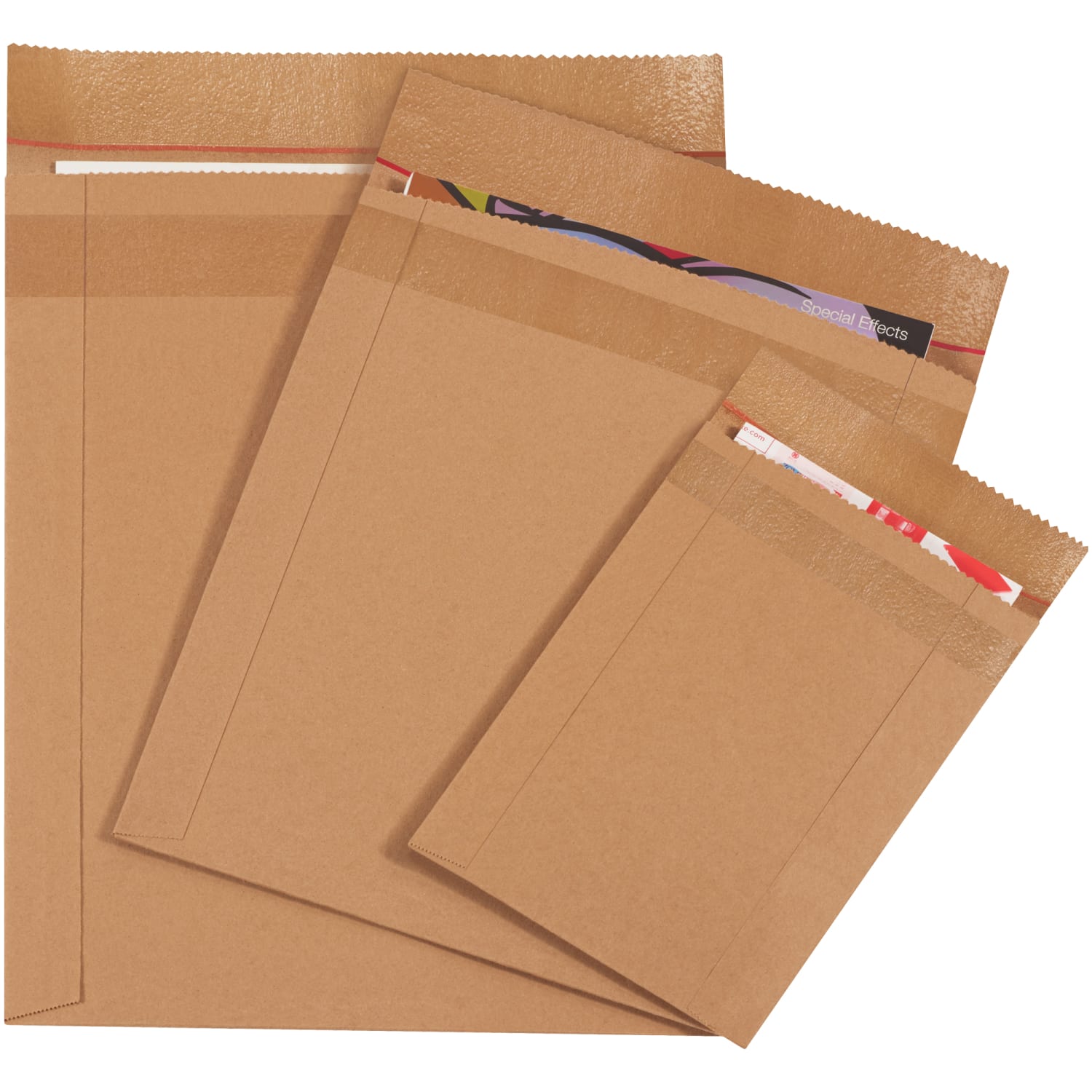 Jiffy Rigi Bag, 12 1/2in x 15in, Kraft, Pack Of 100 - Image 5
