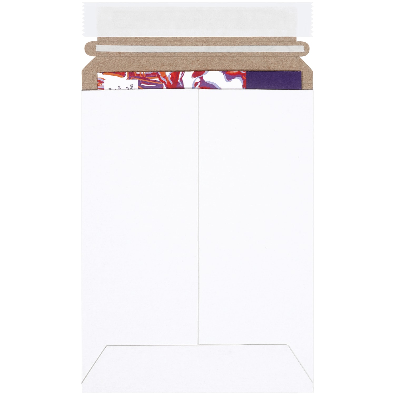 Partners Brand Self-Seal Stayflats Plus Express Pouch Mailers, 6in x 8in, White, Pack of 25 - Image 6