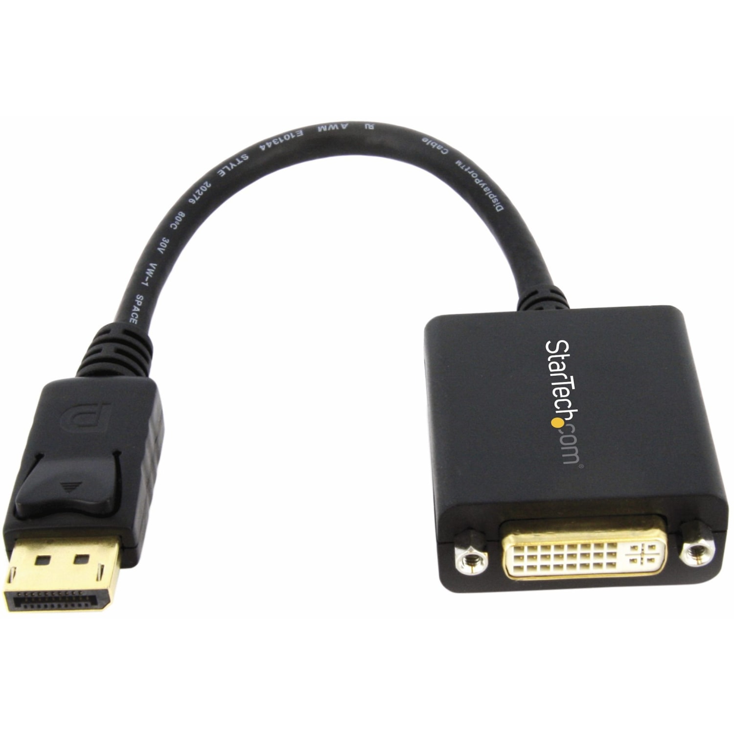 StarTech.com DP2DVI2 DisplayPort to DVI Adapter, DisplayPort to DVI-D Adapter/Video Converter 1080p, DP 1.2 to  DVI Monitor, Latching DP Connector - Image 6