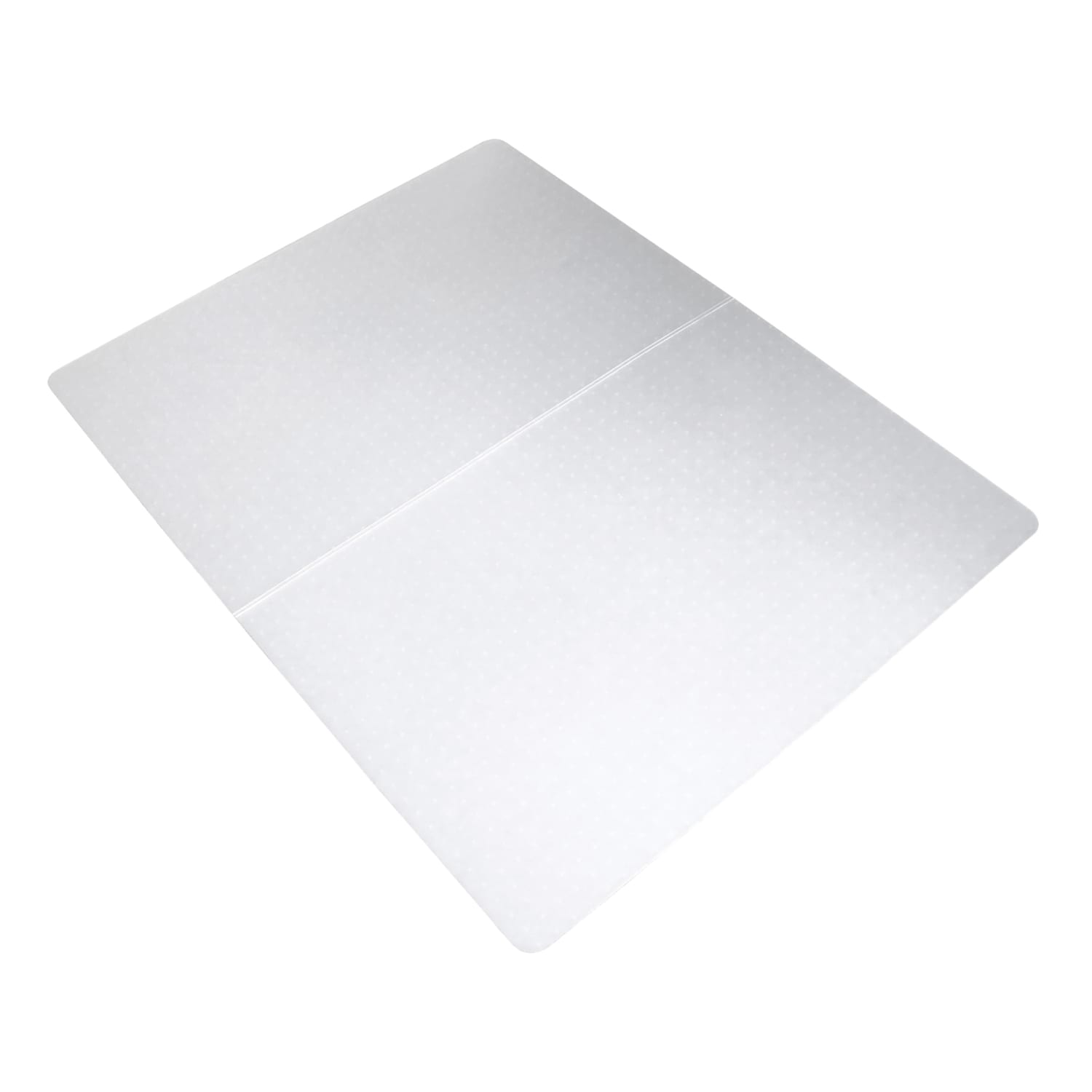 Floortex Cleartex Polypropylene Rectangular Foldable Chair Mat For Carpets, 46in x 57in, White - Image 3