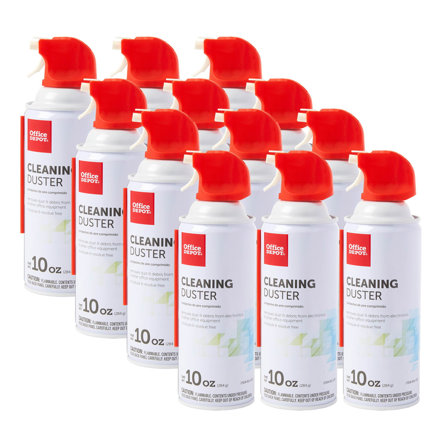Office Depot Brand Cleaning Duster, 10 Oz., Pack of 12 Cans - Image 3