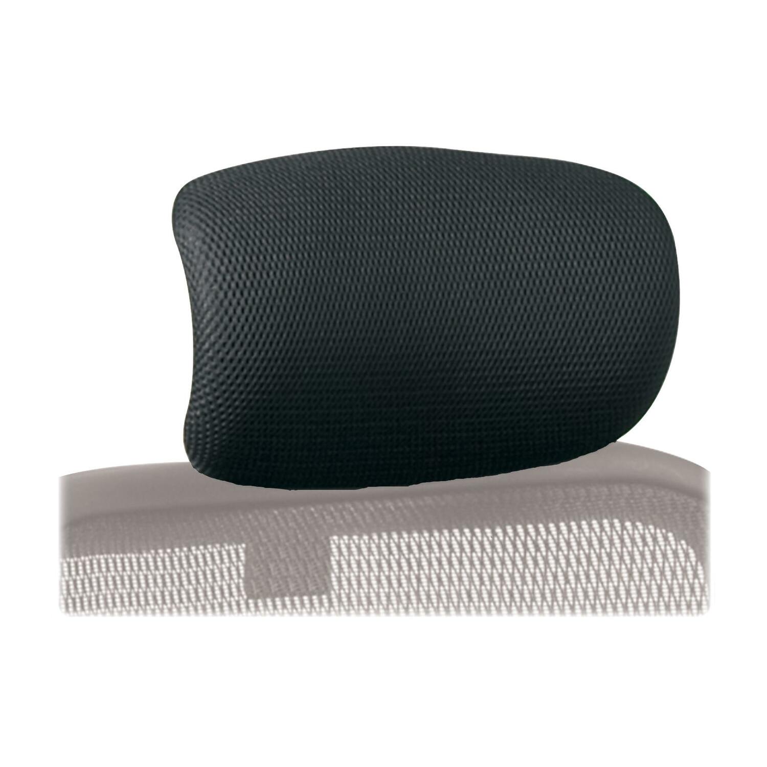 Office Star Space Seating 818 Series Optional Mesh Headrest, 12-1/4inH x 12-1/2inW x 6-1/2inD, Black - Image 3