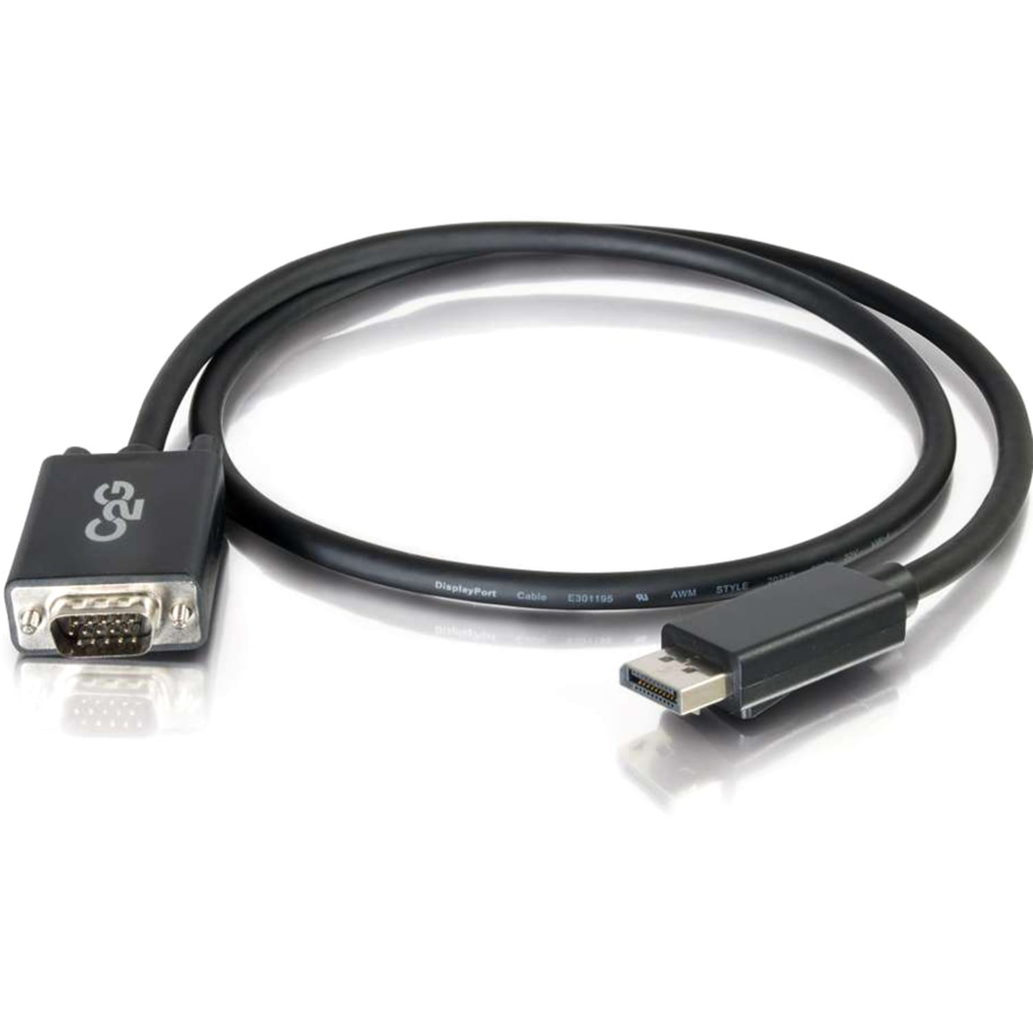 C2G 10ft DisplayPort to VGA Adapter Cable - M/M - DisplayPort/VGA  - 54333 - Image 3