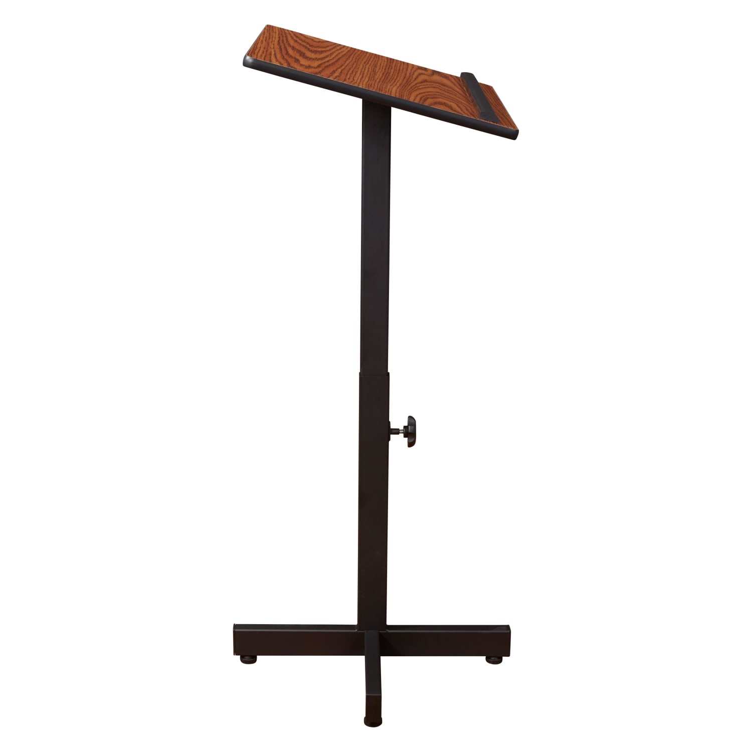 Oklahoma Sound Portable Presentation Lectern Stand, Medium Oak - Image 4