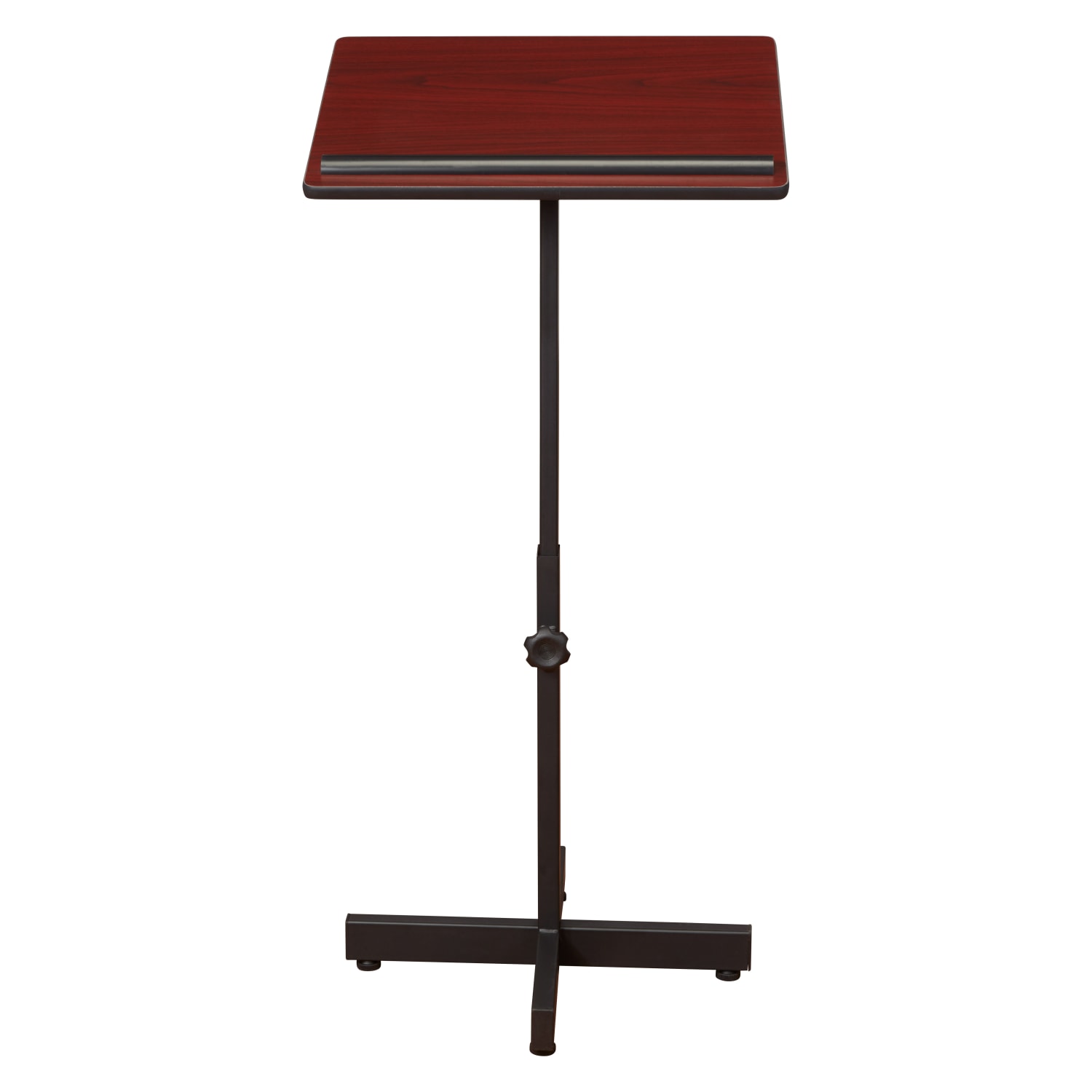 Oklahoma Sound? Portable Presentation Lectern Stand, Mahogany - Image 3