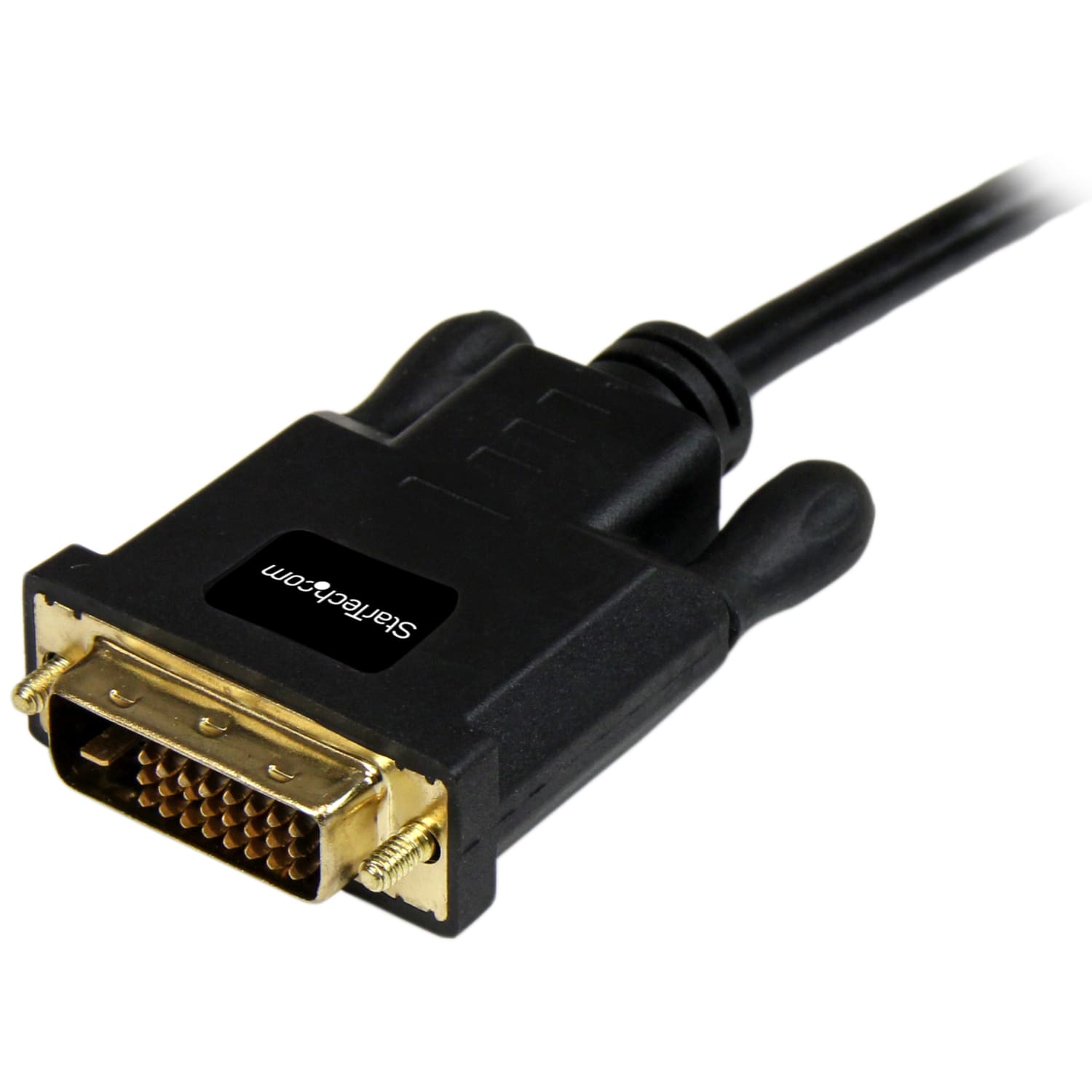 StarTech.com 6 ft Mini DisplayPort to DVI Adapter Converter Cable - Mini DP to DVI 1920x1200 - Black - 6 ft DVI/Mini DisplayPort Video Cable - Image 3