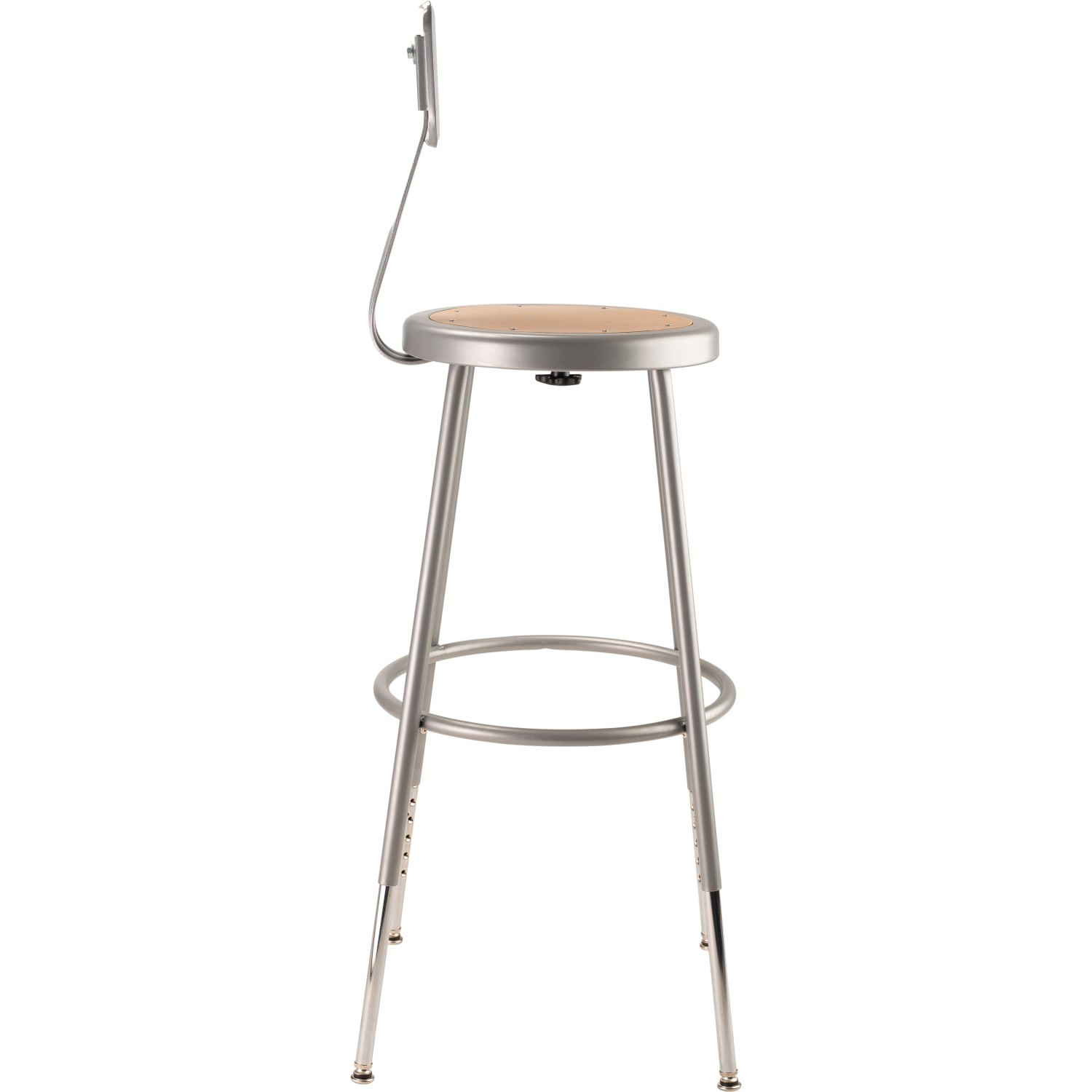 National Public Seating Adjustable Hardboard Stool With Back 25in33inH Gray PopularChairscom National Public Seating Adjustable Hardboard Stool With Back 25in 33inH Gray PopularChairscom