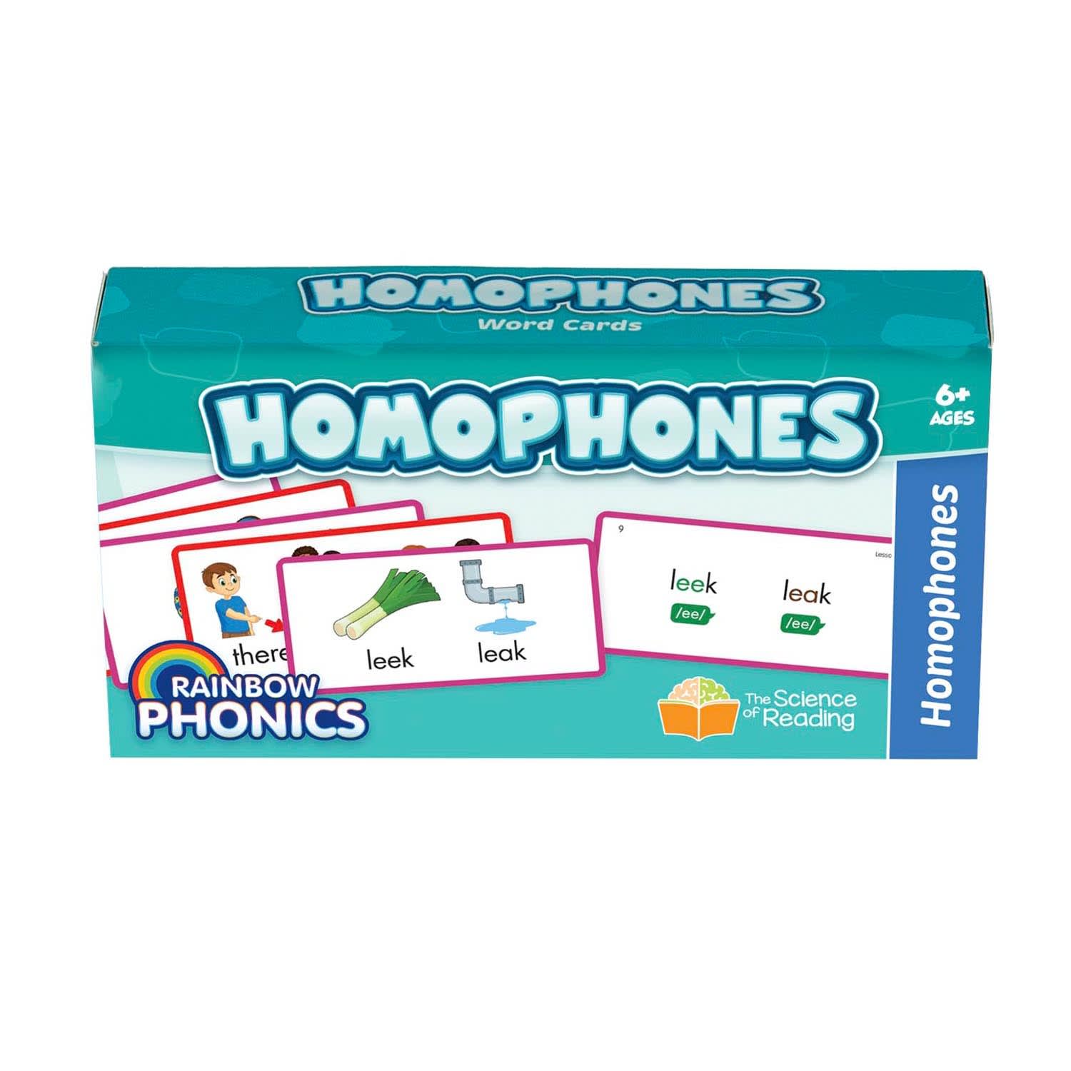 Junior Learning Rainbow Phonics Homophones Cards, Grade 1 - 12 - Image 4