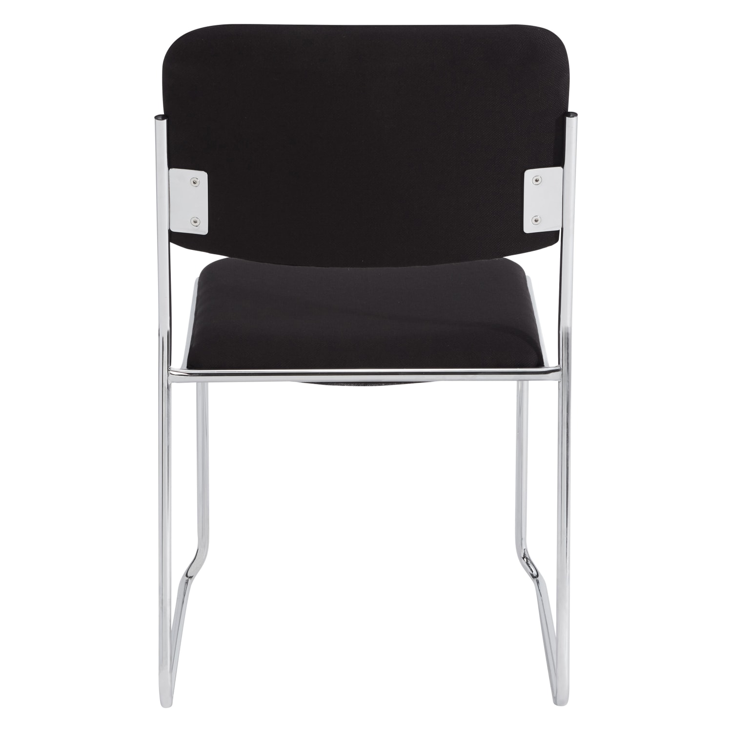National Public Seating 8600 Signature Series Stack Chair, Black/Chrome - Image 5