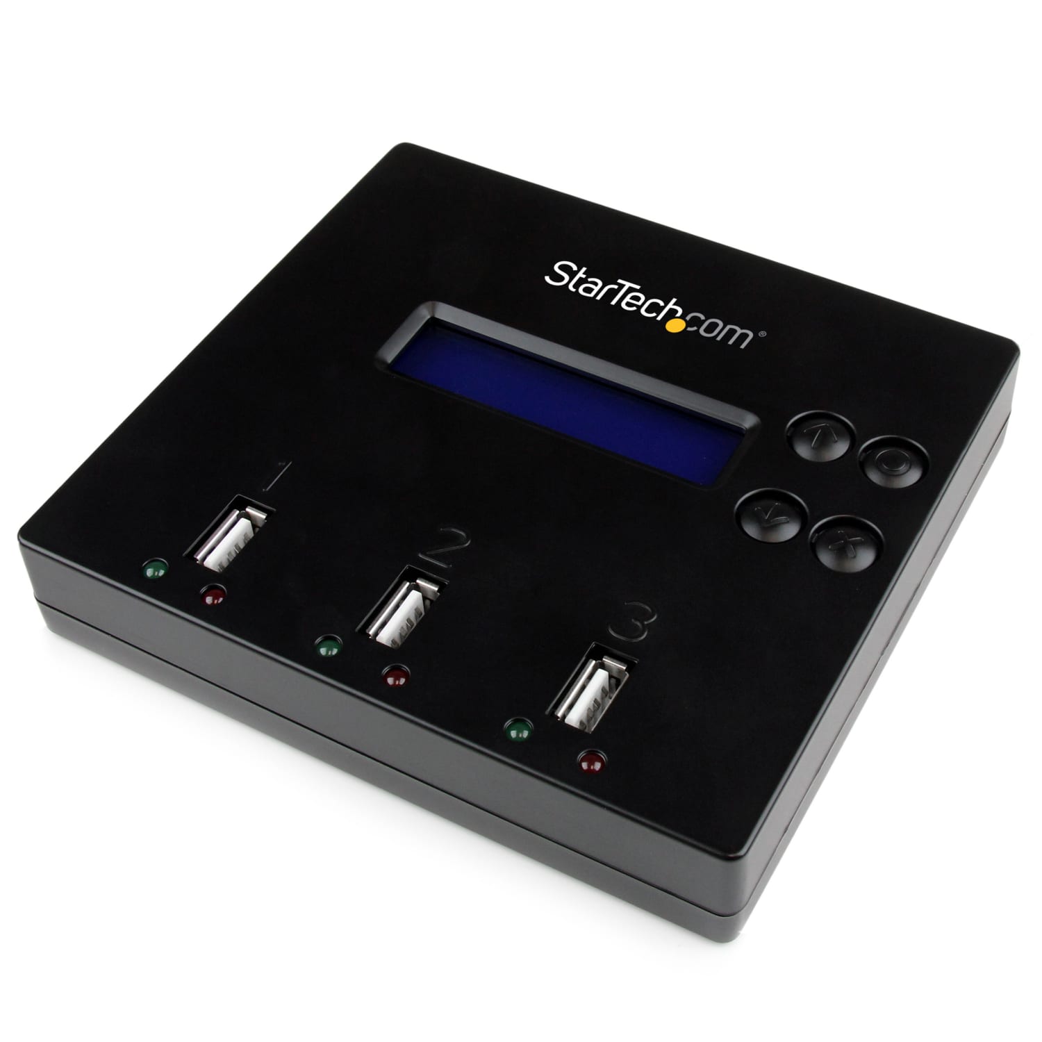 StarTech.com 1:2 Standalone USB Duplicator & Eraser - Flash Drives - TAA Compliant - USB 2.0 Memory Stick Duplicator Eraser - Image 3