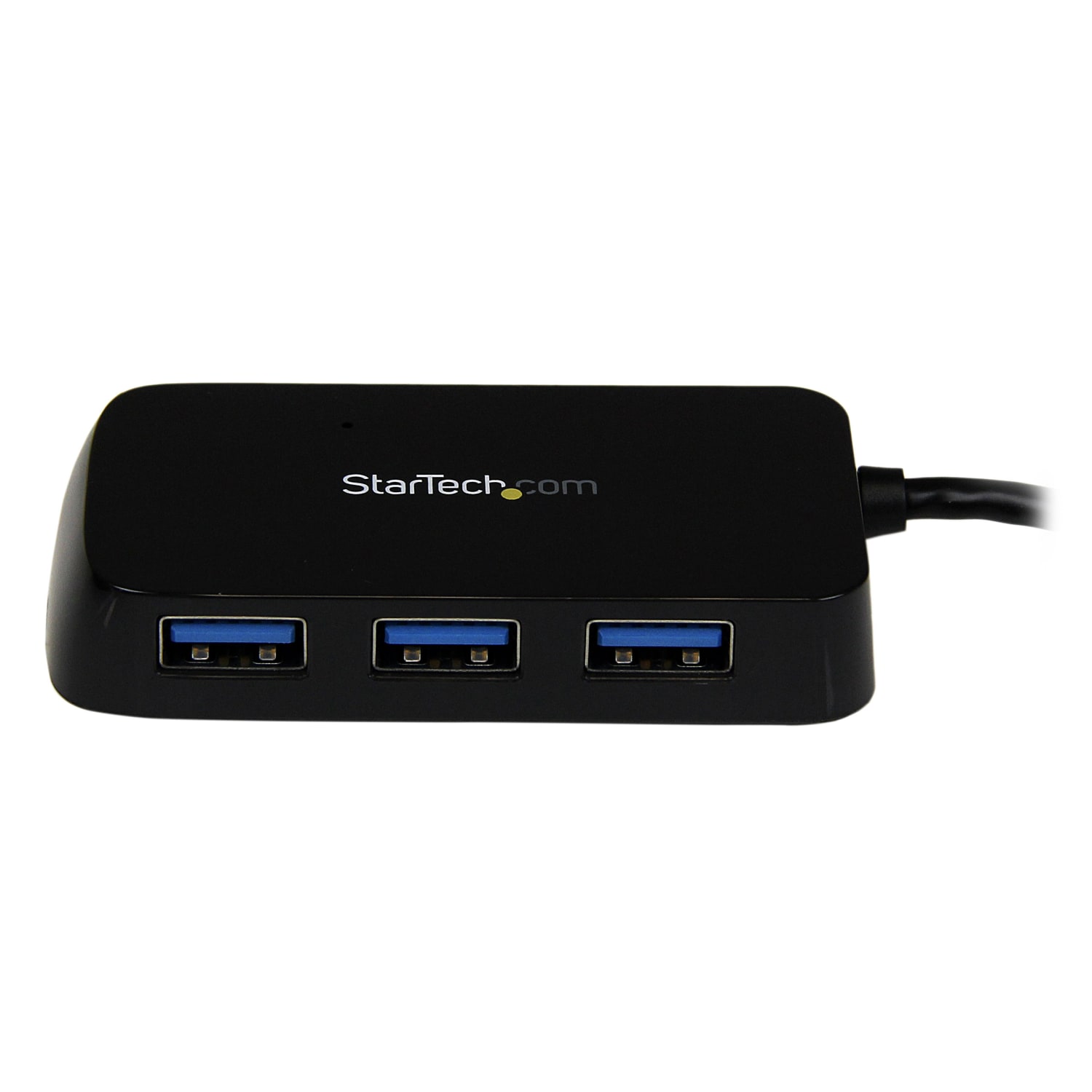StarTech.com Portable 4 Port SuperSpeed Mini USB 3.0 Hub, Black, Add four USB 3.0 ports to your notebook or Ultrabook using this slim and portable hub - Image 3