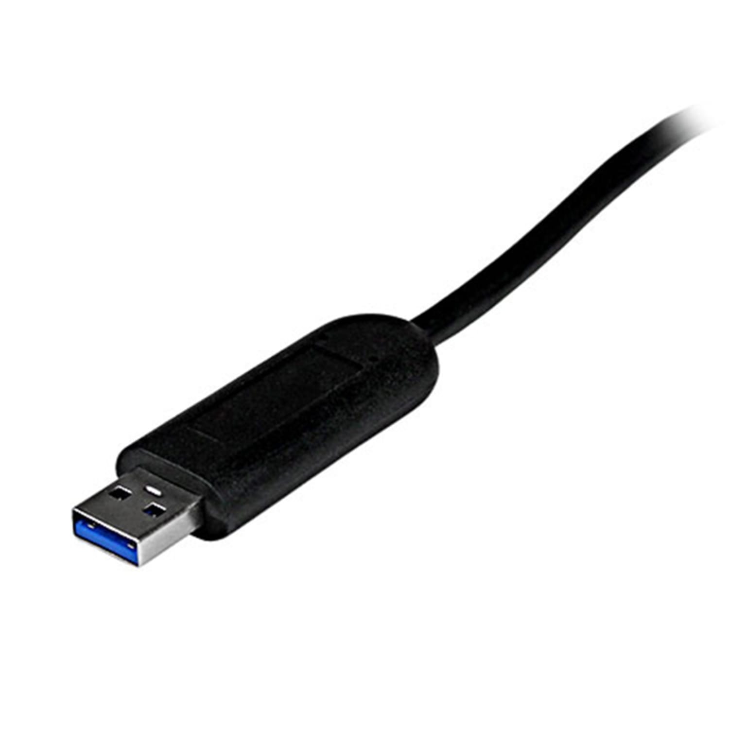 StarTech.com 4 Port Portable SuperSpeed USB 3.0 Hub with Built-in Cable - Image 4