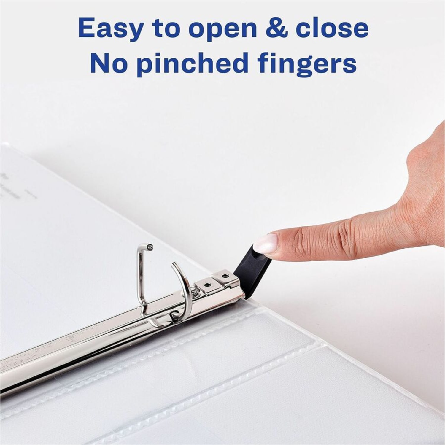 Avery Heavy-Duty View 3-Ring Binder, 1/2in Slant Rings, White - Image 6
