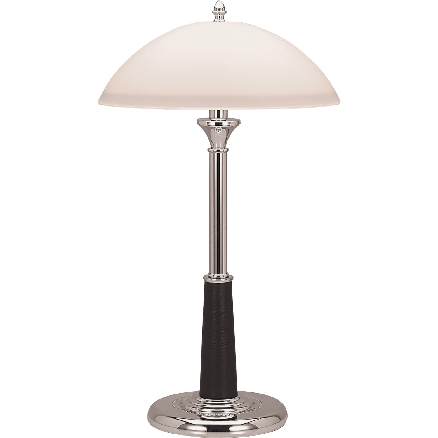 Lorell LED Contemporary Table Lamp, Frosted Glass Shade , Chrome - Image 3