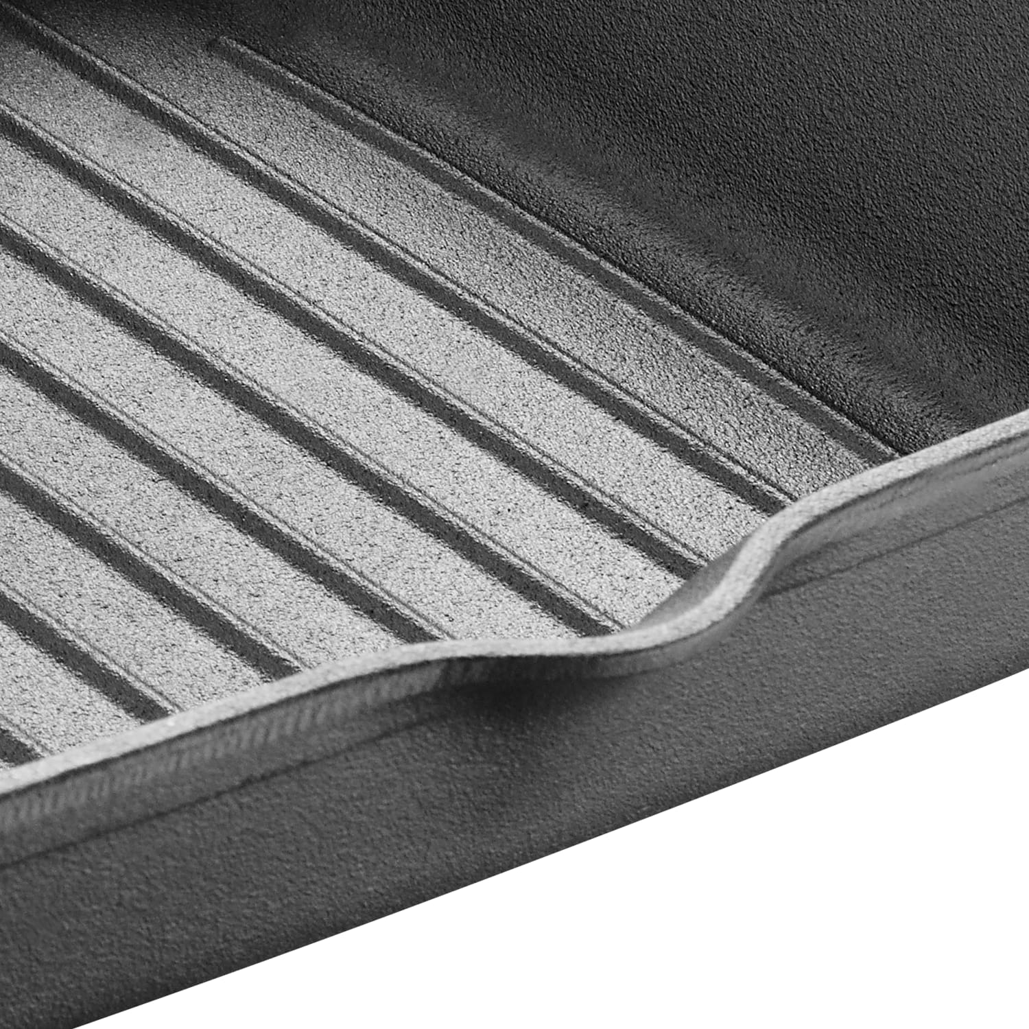 Masterpro Bergner Iron Grill Pan With Helper Handle, 10in, Black - Image 6