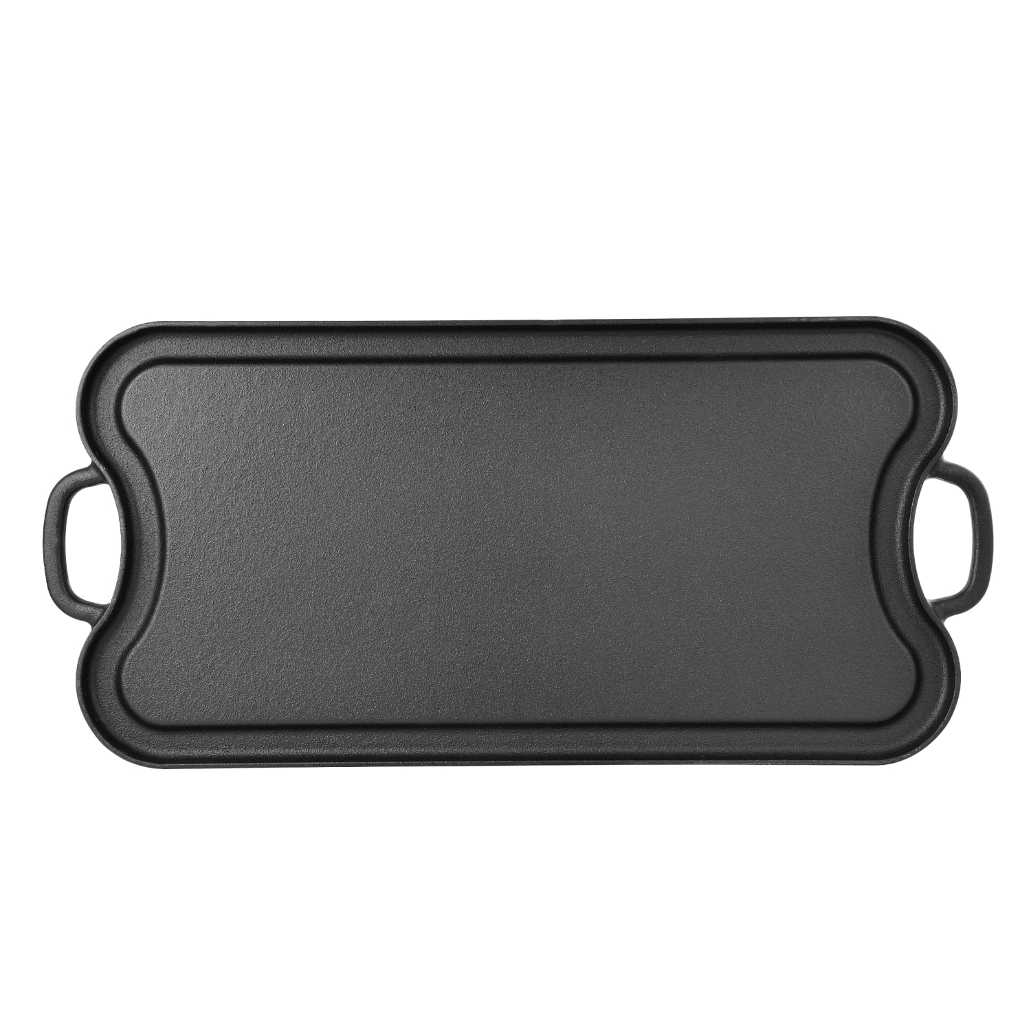 Masterpro Bergner Iron Double Reversible Grill/Griddle, Black - Image 3