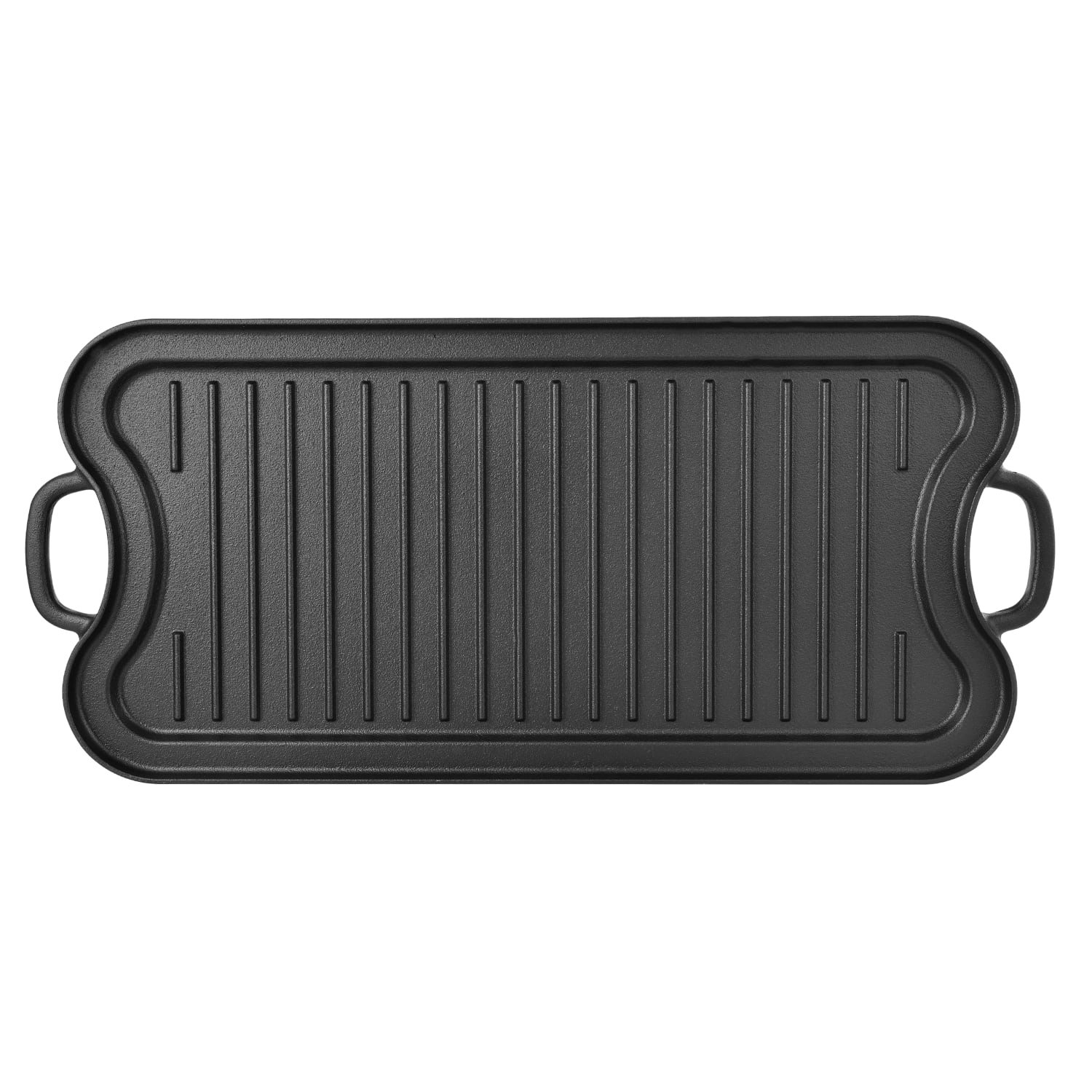 Masterpro Bergner Iron Double Reversible Grill/Griddle, Black - Image 4