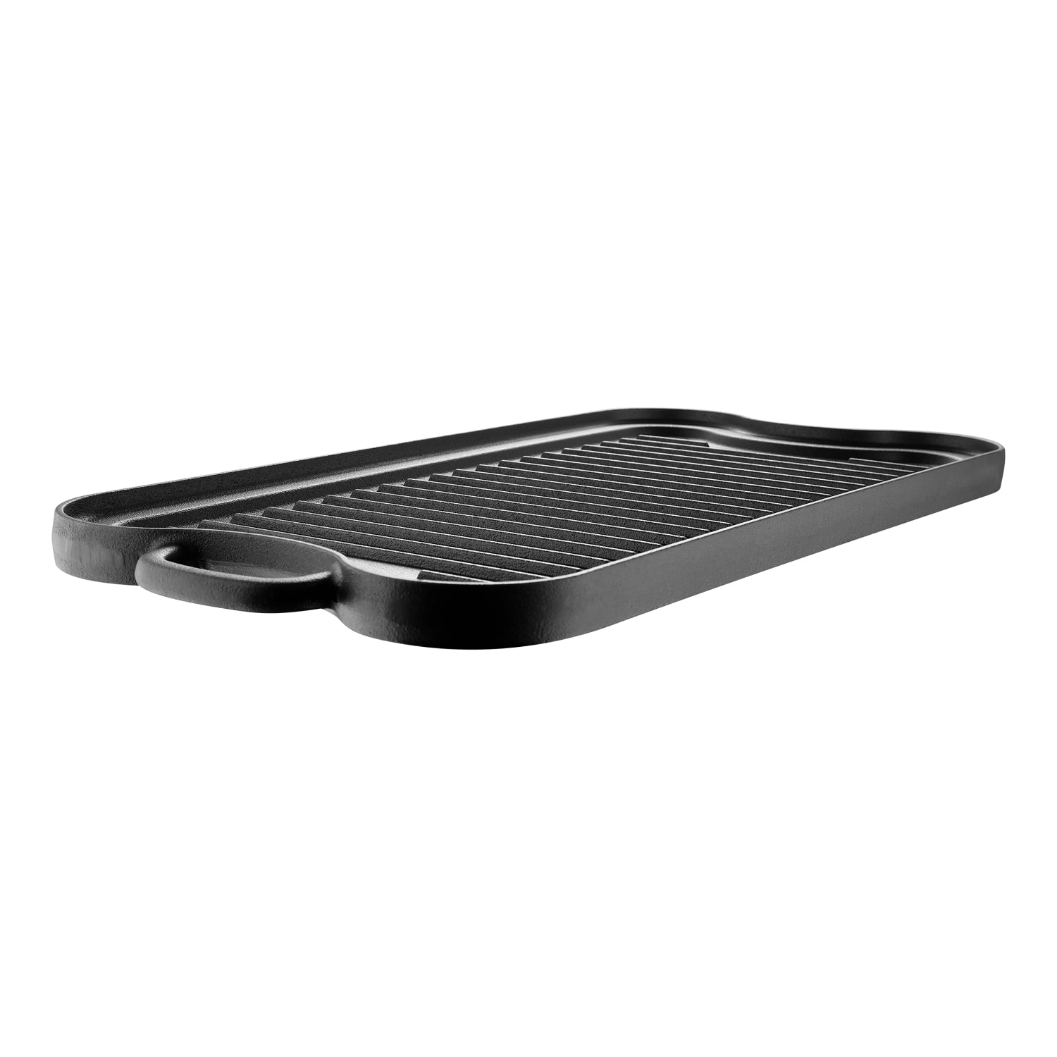 Masterpro Bergner Iron Double Reversible Grill/Griddle, Black - Image 5