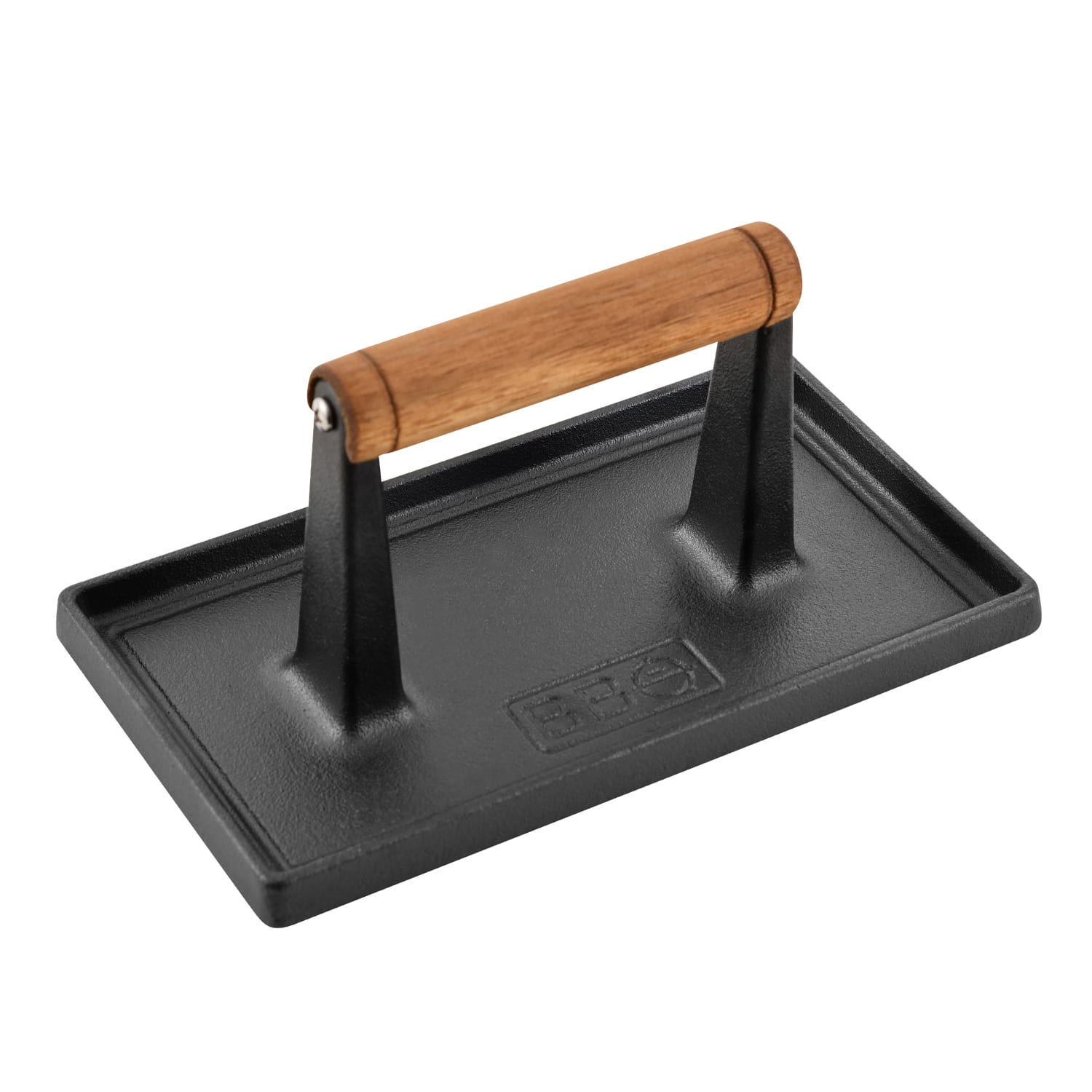 Masterpro Bergner Iron Grill Press, 9in, Black - Image 3