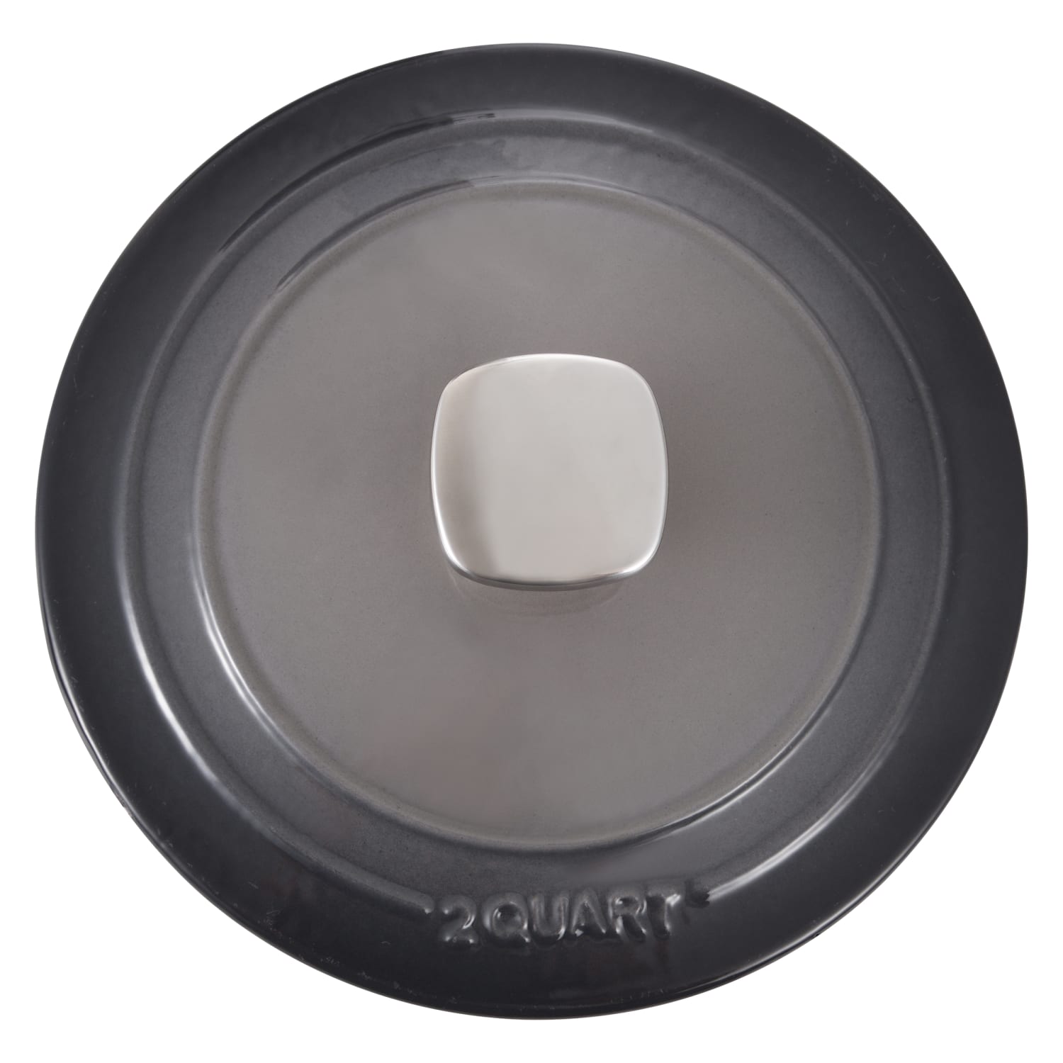 Masterpro Bergner 2-Quart Iron Dutch Oven With Lid, Fog - Image 6