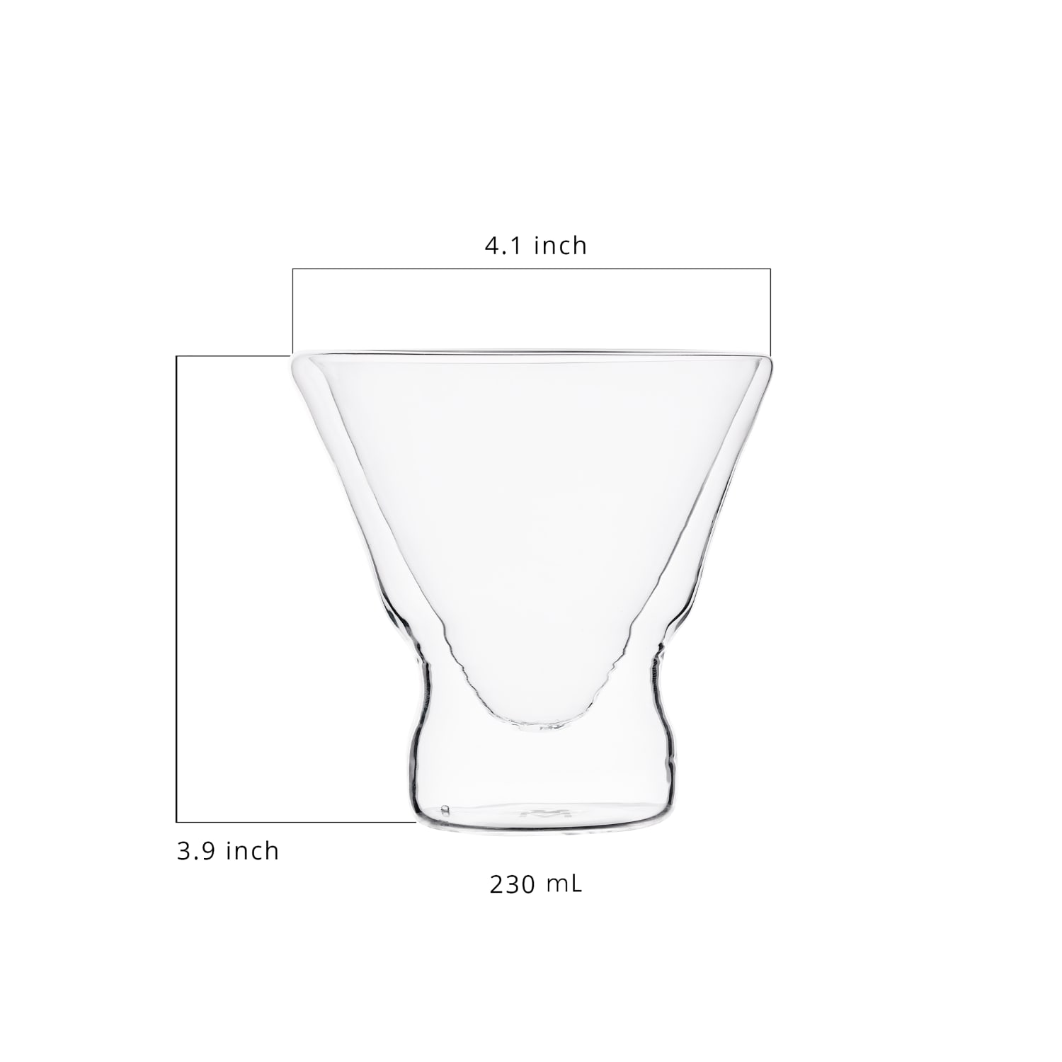 Bergner MasterPro Mixology Martini Glasses, 7.7 Oz, Clear, Set Of 2 Glasses - Image 5