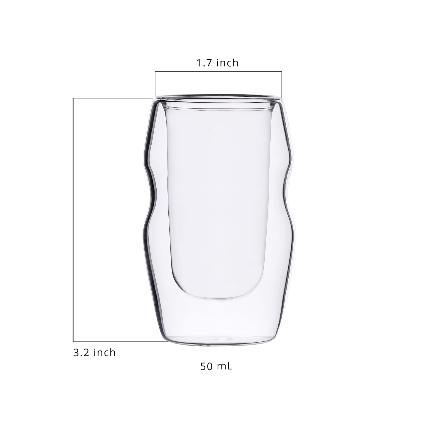 Bergner MasterPro Mixology Shot Glasses, 1.69 Oz, Clear, Set Of 4 Shot Glasses - Image 5