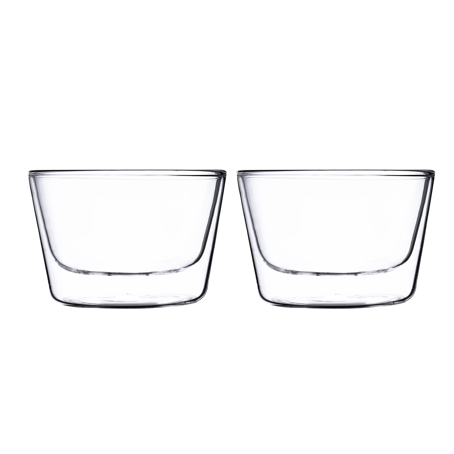 Masterpro Bergner Snack Bowls, 12 Oz, Clear, Set Of 2 Bowls - Image 3