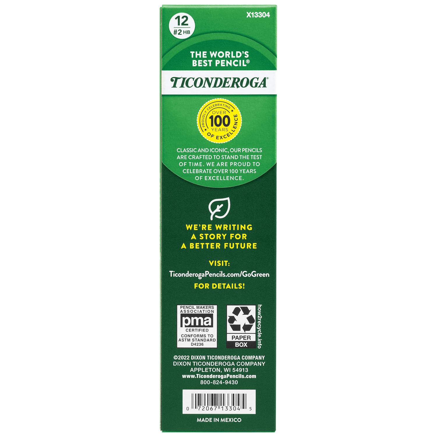 Ticonderoga Dixon Laddie Elementary Pencils, #2 Lead, Pack of 12 - Image 3