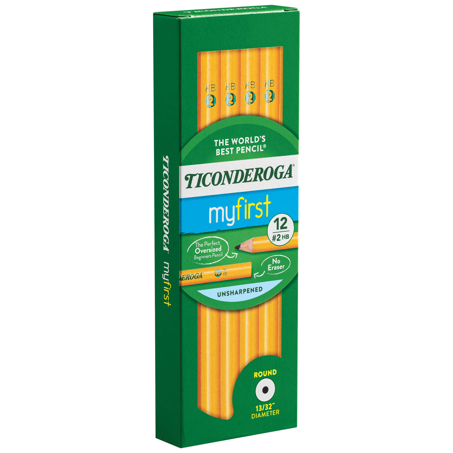 Ticonderoga Beginners Elementary Untipped Wood Pencils, HB Lead, Pack of 12 - Image 6
