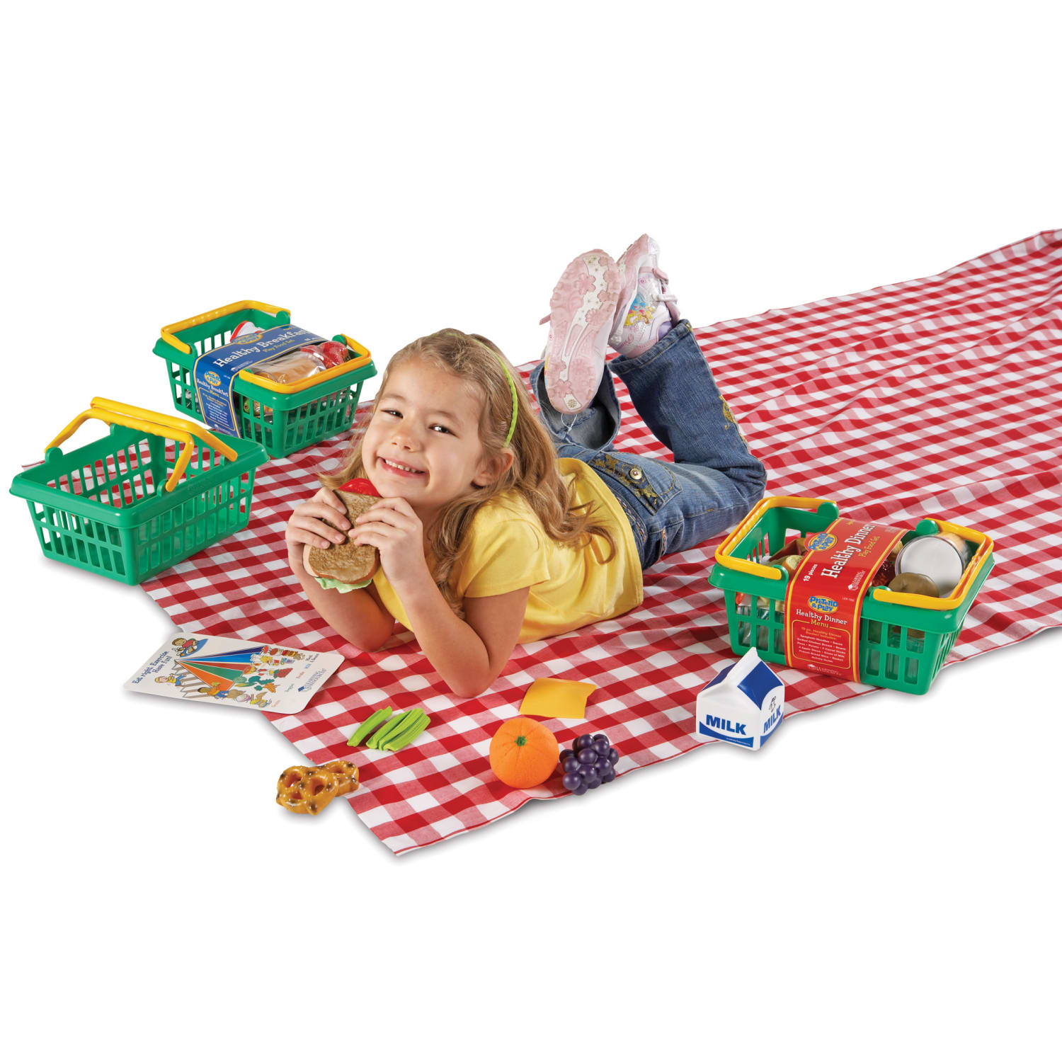 Learning Resources Pretend & Play Healthy Food Set, Grades Pre-K - 3 - Image 3