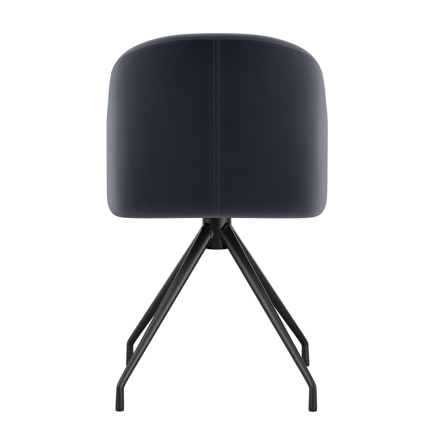Martha Stewart Sora Upholstered Mid-Back Stationary Office Task Chair, Velvet, Gray/Oil-Rubbed Bronze - Image 10
