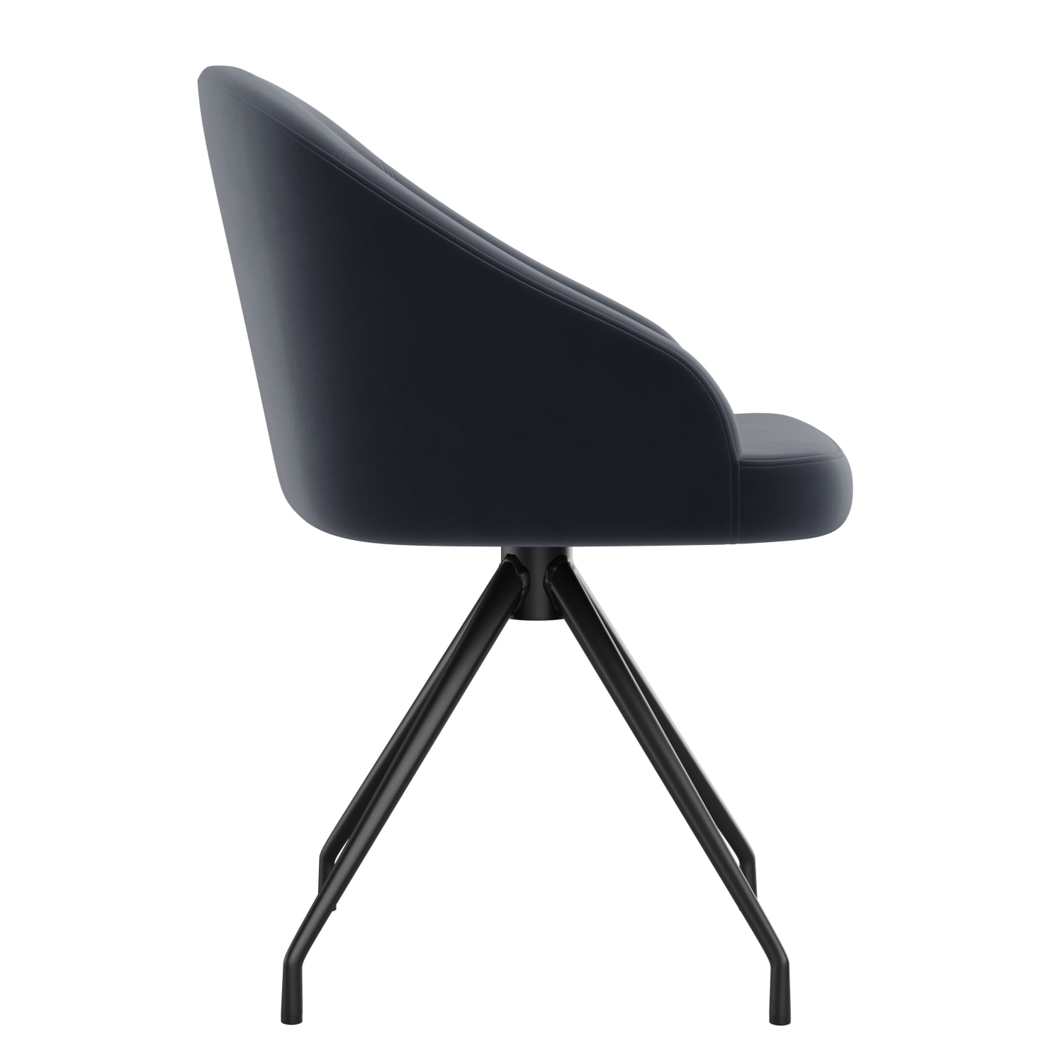 Martha Stewart Sora Upholstered Mid-Back Stationary Office Task Chair, Velvet, Gray/Oil-Rubbed Bronze - Image 12
