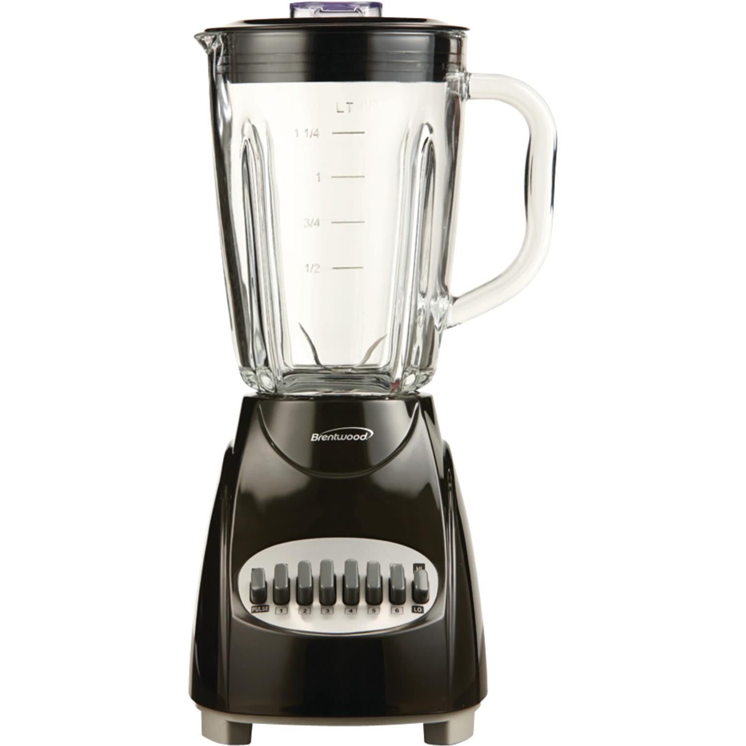 Brentwood 12-Speed Blender With Glass Jar, Black