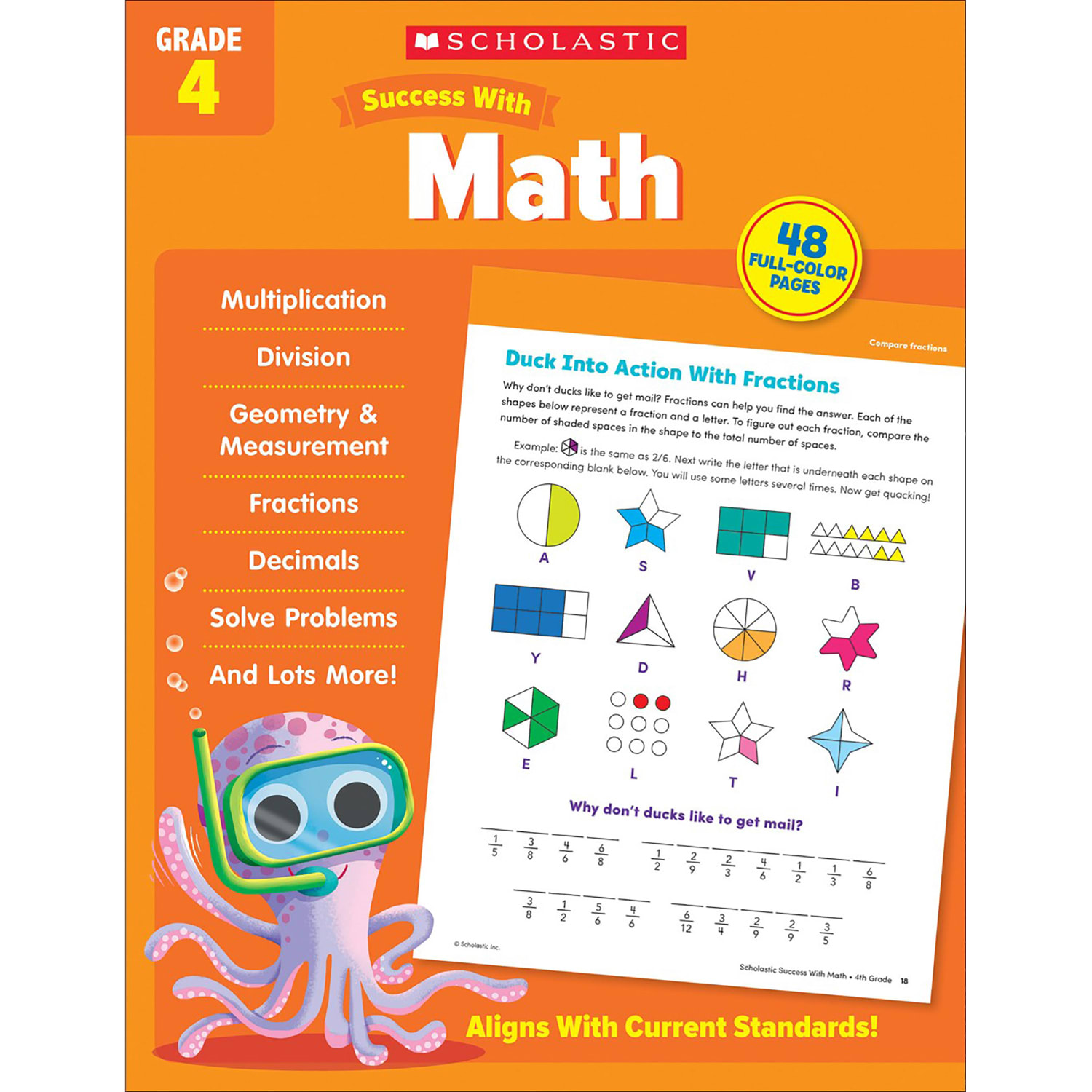Scholastic Teacher Resources Grade Success Workbooks, 4th Grade, Set Of 4 Books - Image 5