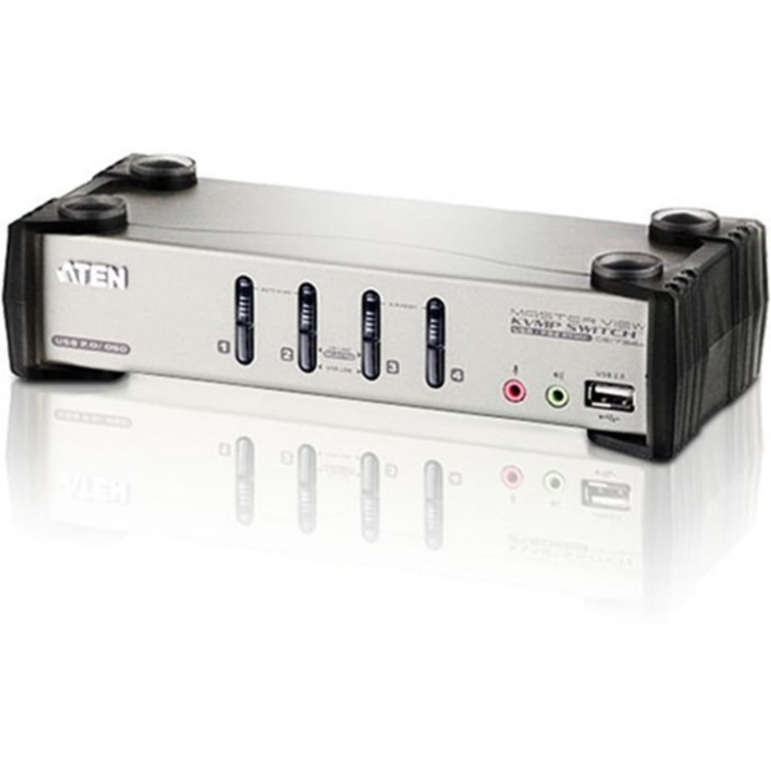 Aten CS1734B 4-Port USB KVMP Switch - 4 x 1 - 4 x HD-15 Keyboard/Mouse/Video - Image 3
