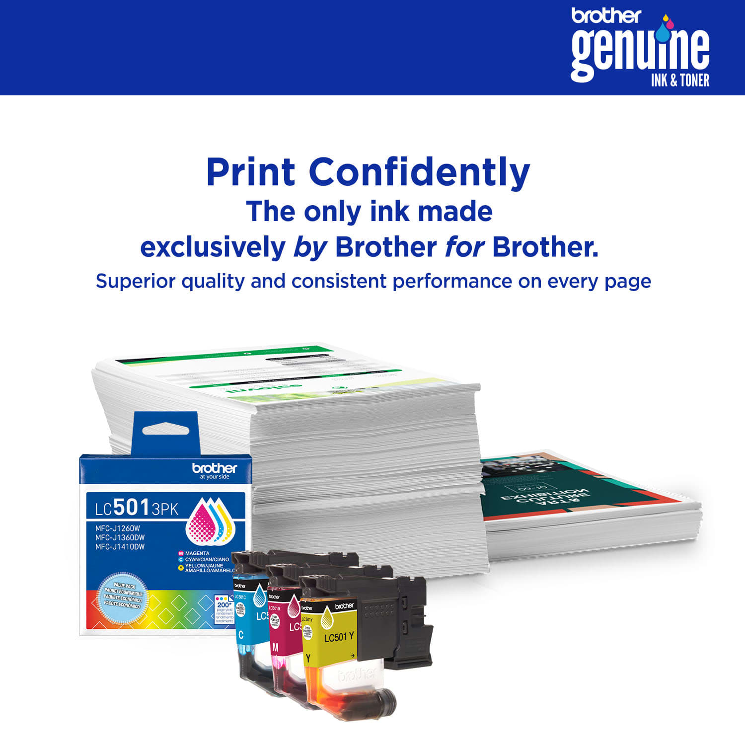 Brother LC501XL2PK Black High Yield Ink Cartridges, 2 pack - Image 5