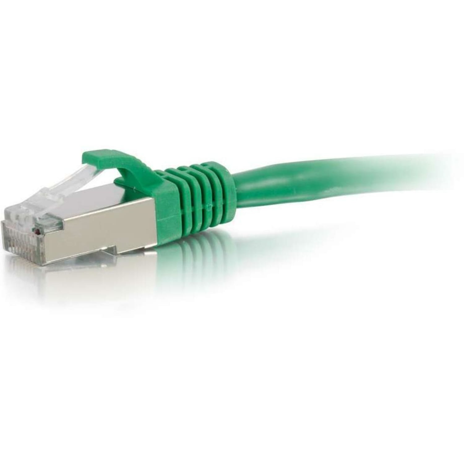 C2G 6ft Cat6 Ethernet Cable - Snagless Shielded (STP) - Green - 6 ft Category 6 Network Cable  - 00830 - Image 3