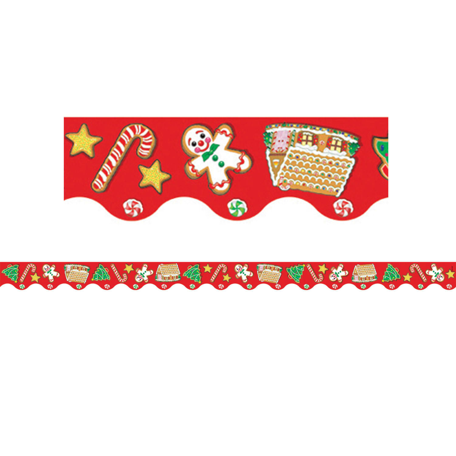 Teacher Created Resources Border Trim, Christmas, 35ft Per Pack, Set Of 6 Packs - Image 3