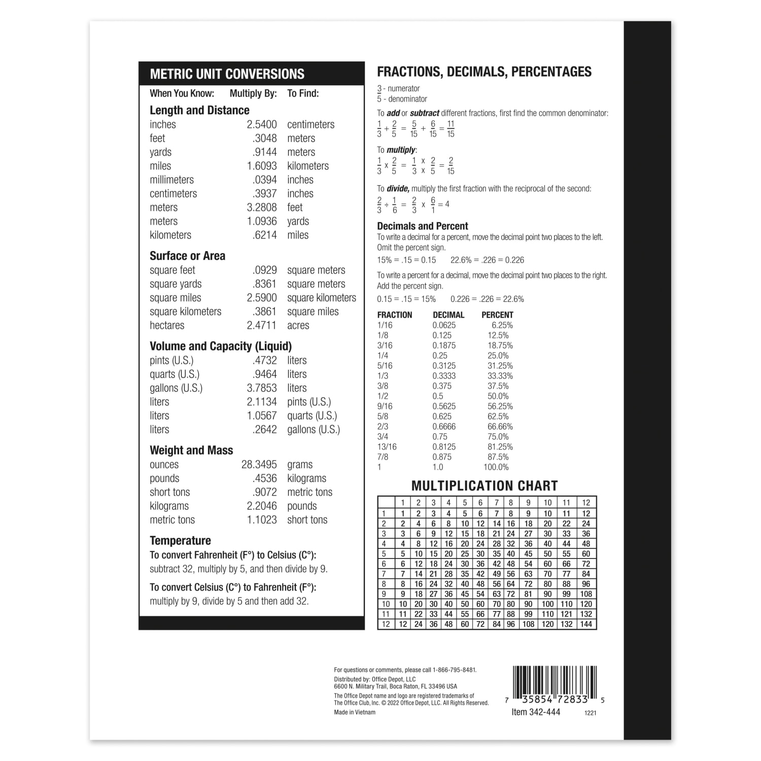 Office Depot Brand Schoolmate Composition Book, 6-7/8in x 8-1/2in, Wide Ruled, 20 Sheets - Image 3