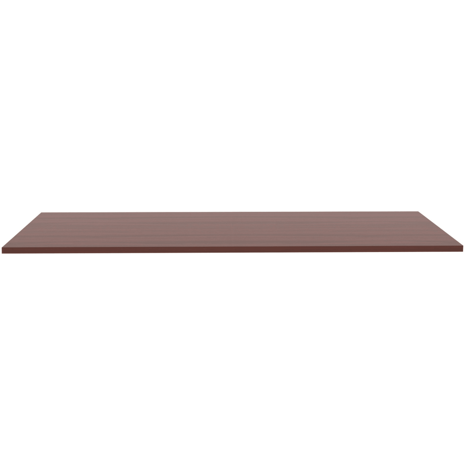Lorell Laminate Table Top, 72inW x 30inD, Mahogany - Image 3