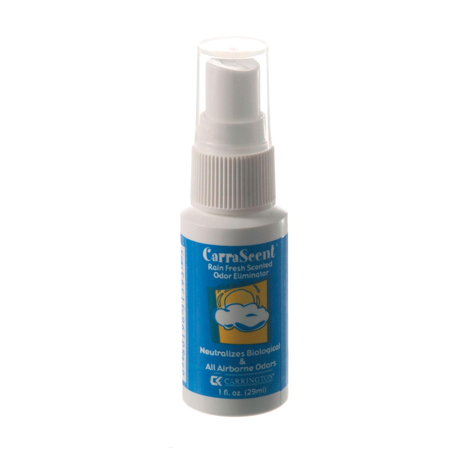 Carrington CarraFree Unscented Odor Eliminator Spray, 1 Oz, Case Of 48