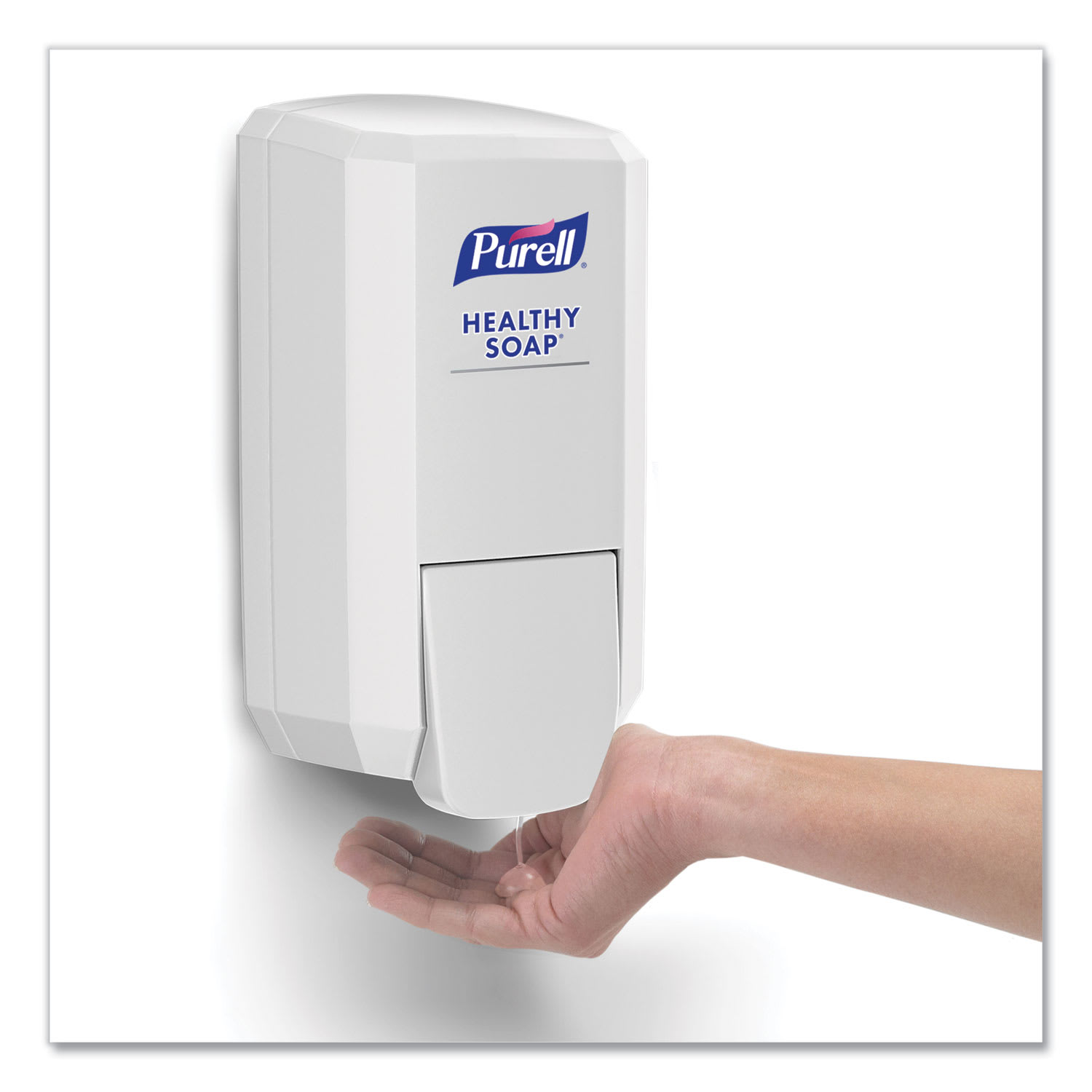 PURELL CS2 Healthy Soap Dispenser, 1,000 mL, 5.14in x 3.88in x 10in, White, 6/Carton - Image 4
