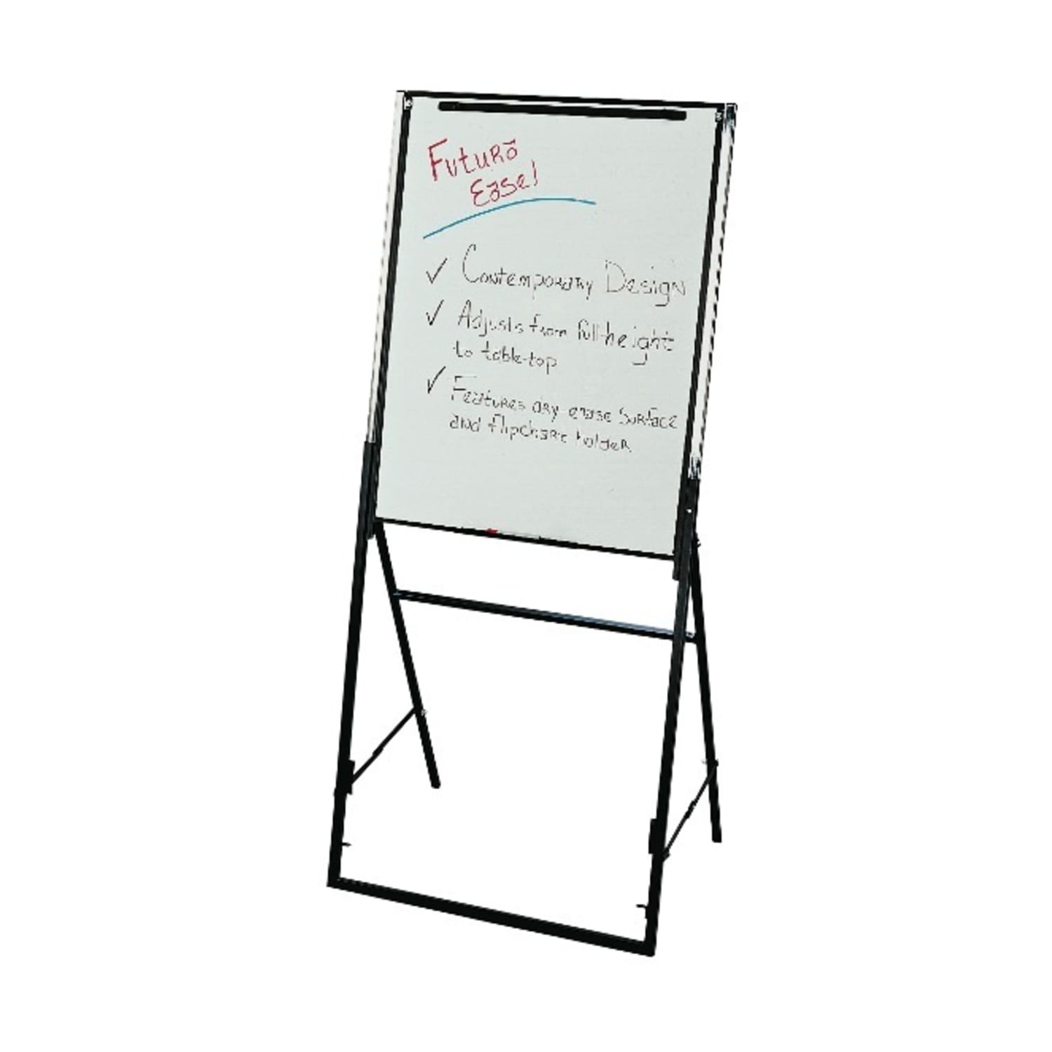 Quartet Futura Non-Magnetic Dry-Erase Whiteboard/Flipchart Easel, 26in x 35in, Steel Frame With Black Finish - Image 4