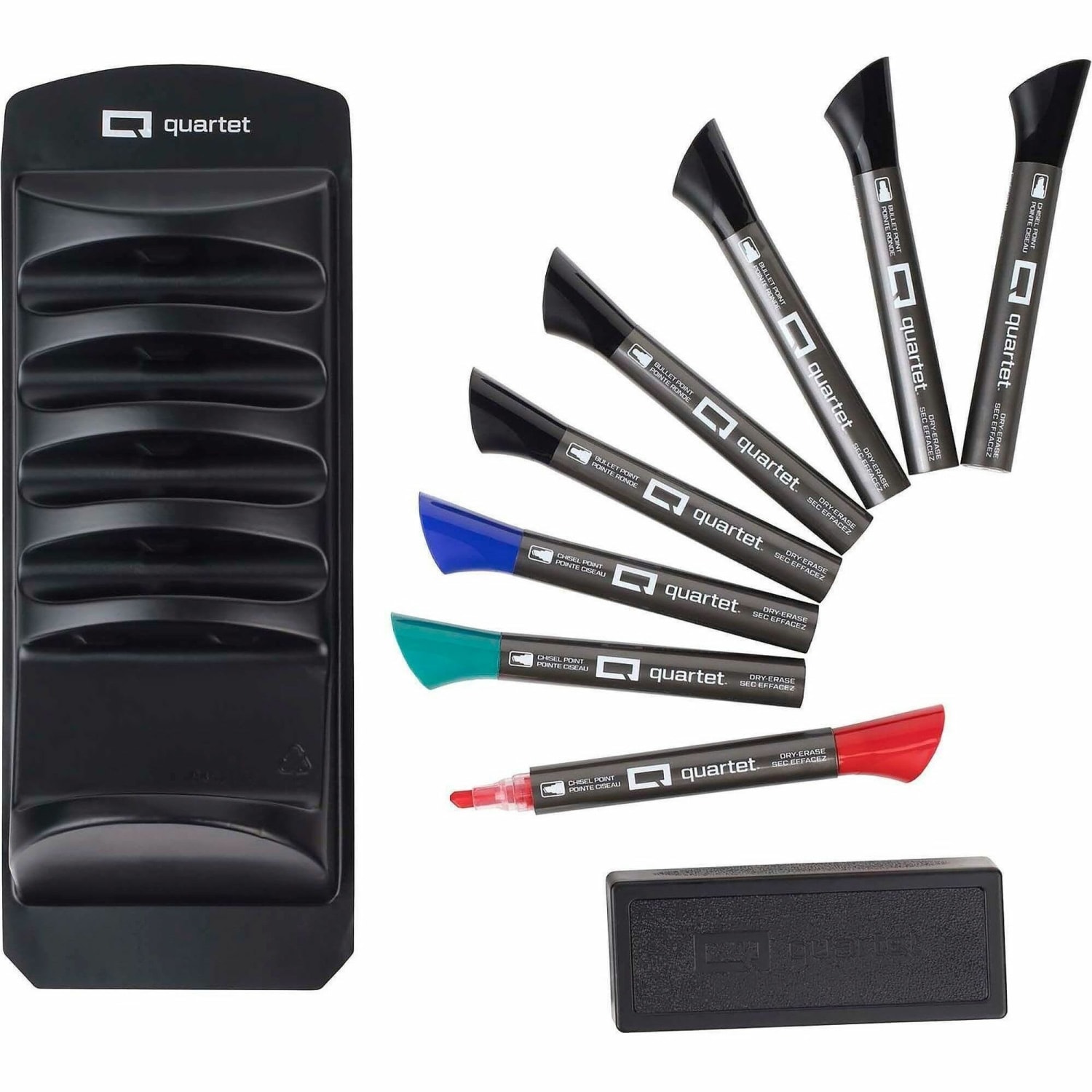 Quartet Marker Caddy Kit, Assorted Colors